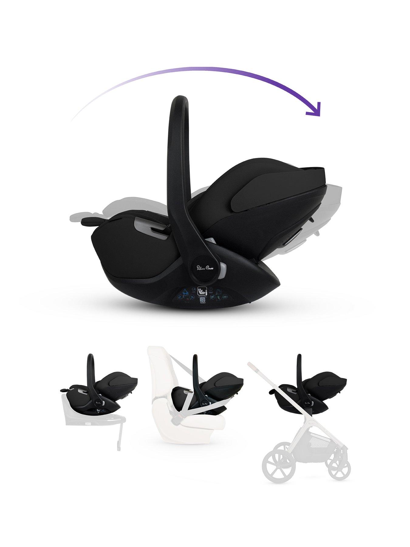 Image 7 of 8 of Silver Cross Cove Ultimate 360 Car Seat Bundle - Pewter - Iconic Black