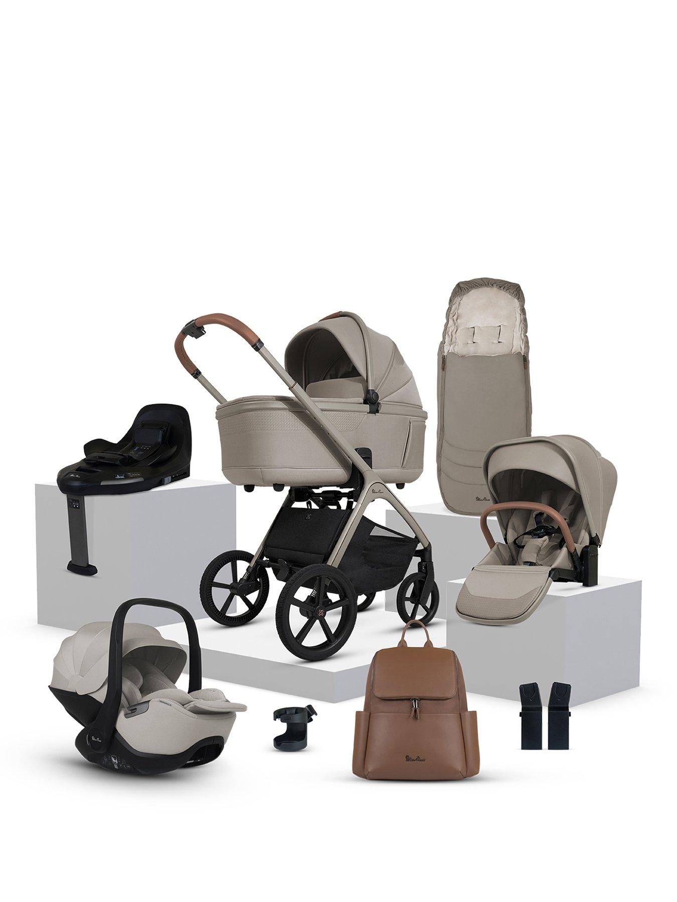Image 1 of 8 of Silver Cross Cove Ultimate 360 Car Seat Bundle - Champagne - Natural Taupe
