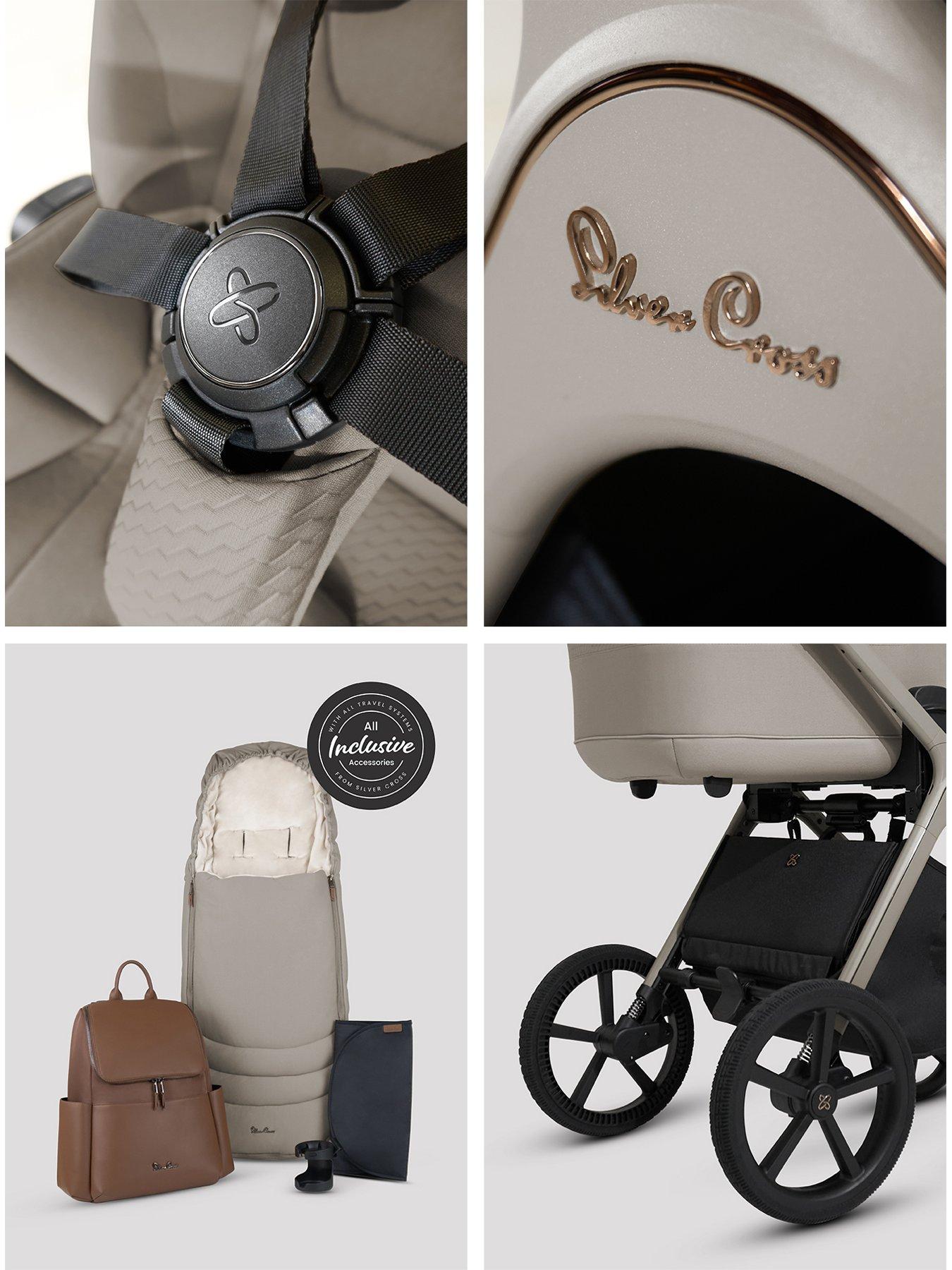 Image 4 of 8 of Silver Cross Cove Ultimate 360 Car Seat Bundle - Champagne - Natural Taupe