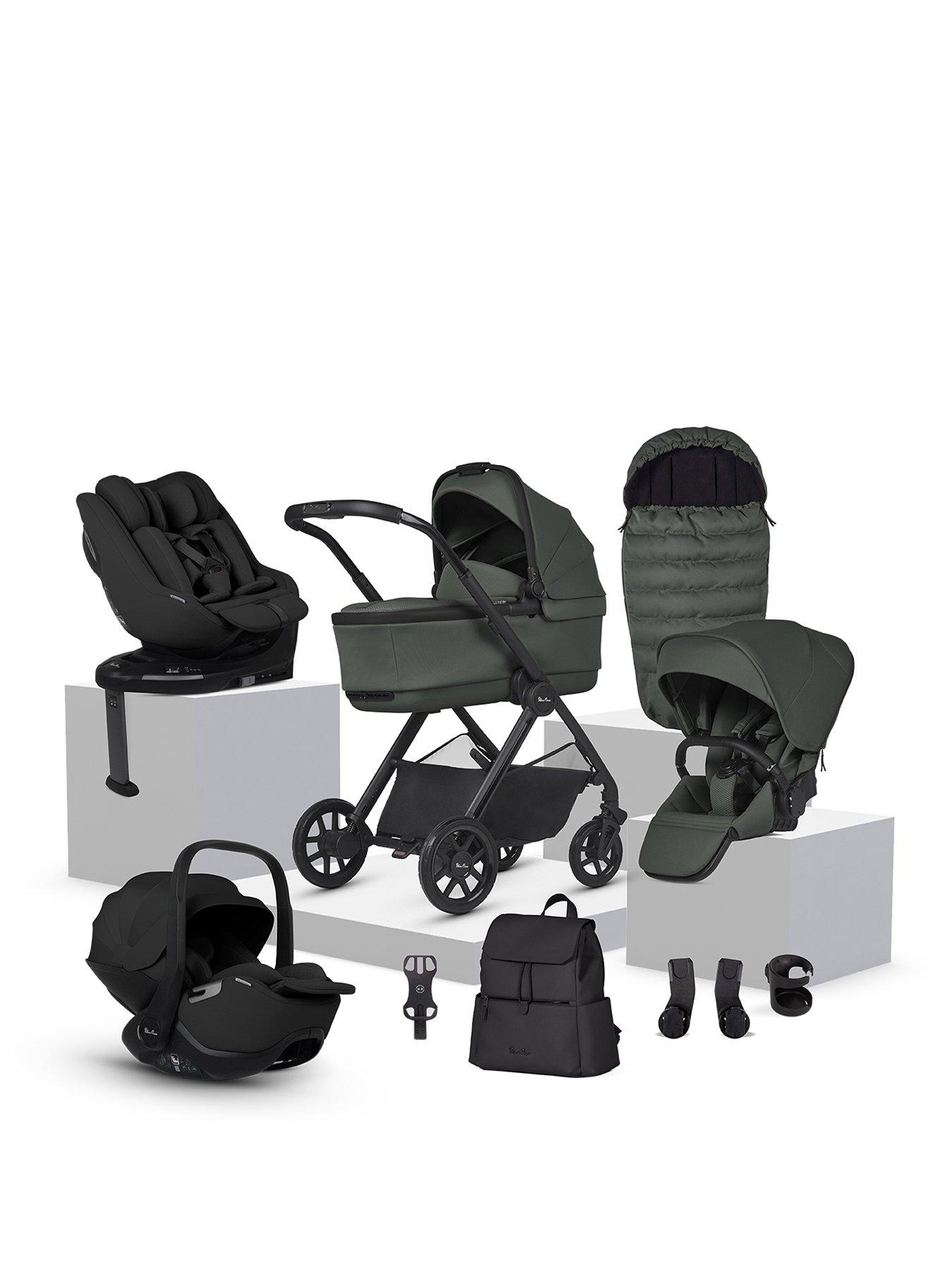 Silver Cross Reef 2 Ultimate 360 Family Car Seat Bundle - Pewter