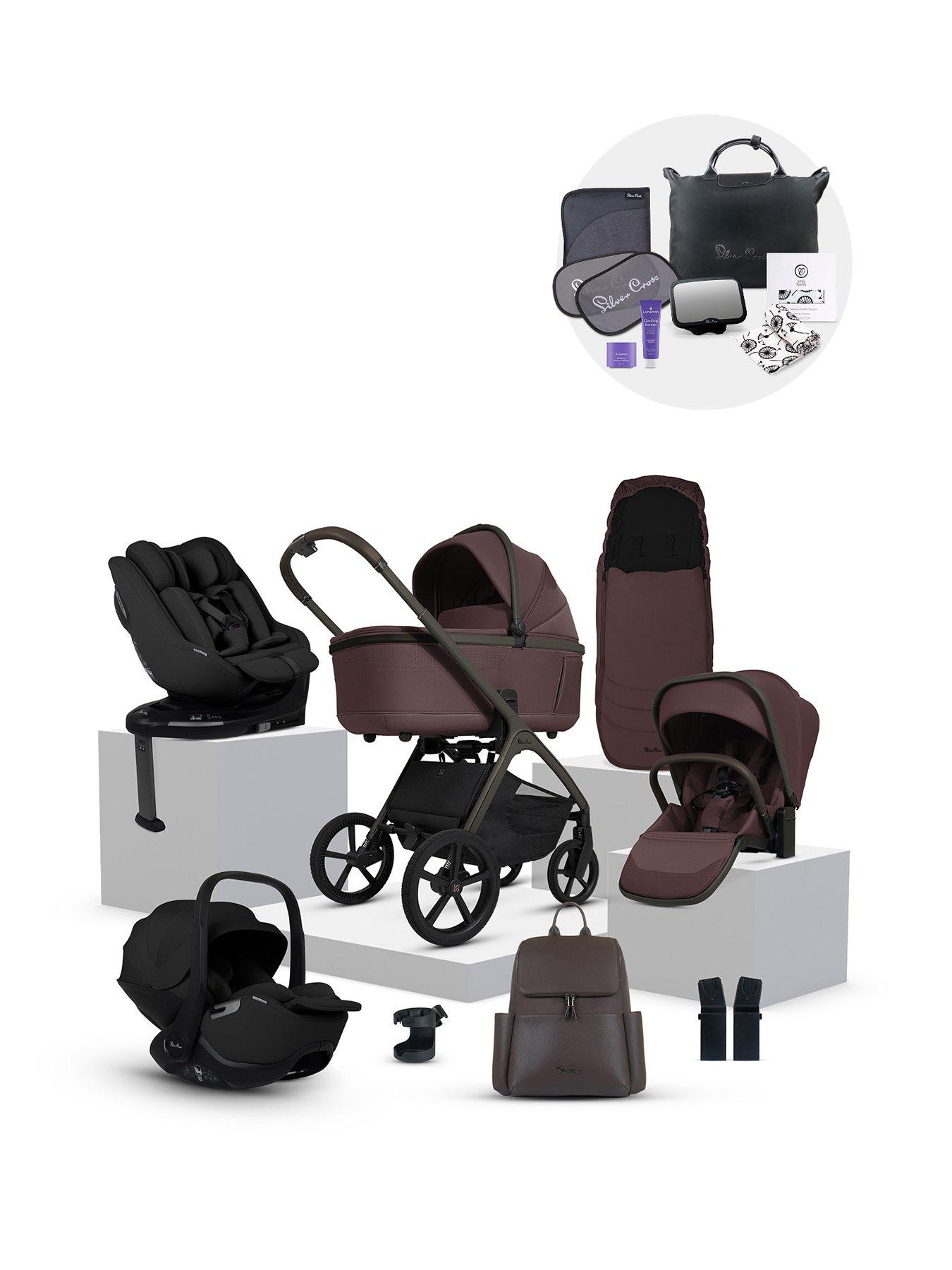 undefined Cove Ultimate 360 Family Car Seat Bundle - Damson - Iconic Black Car Seats
