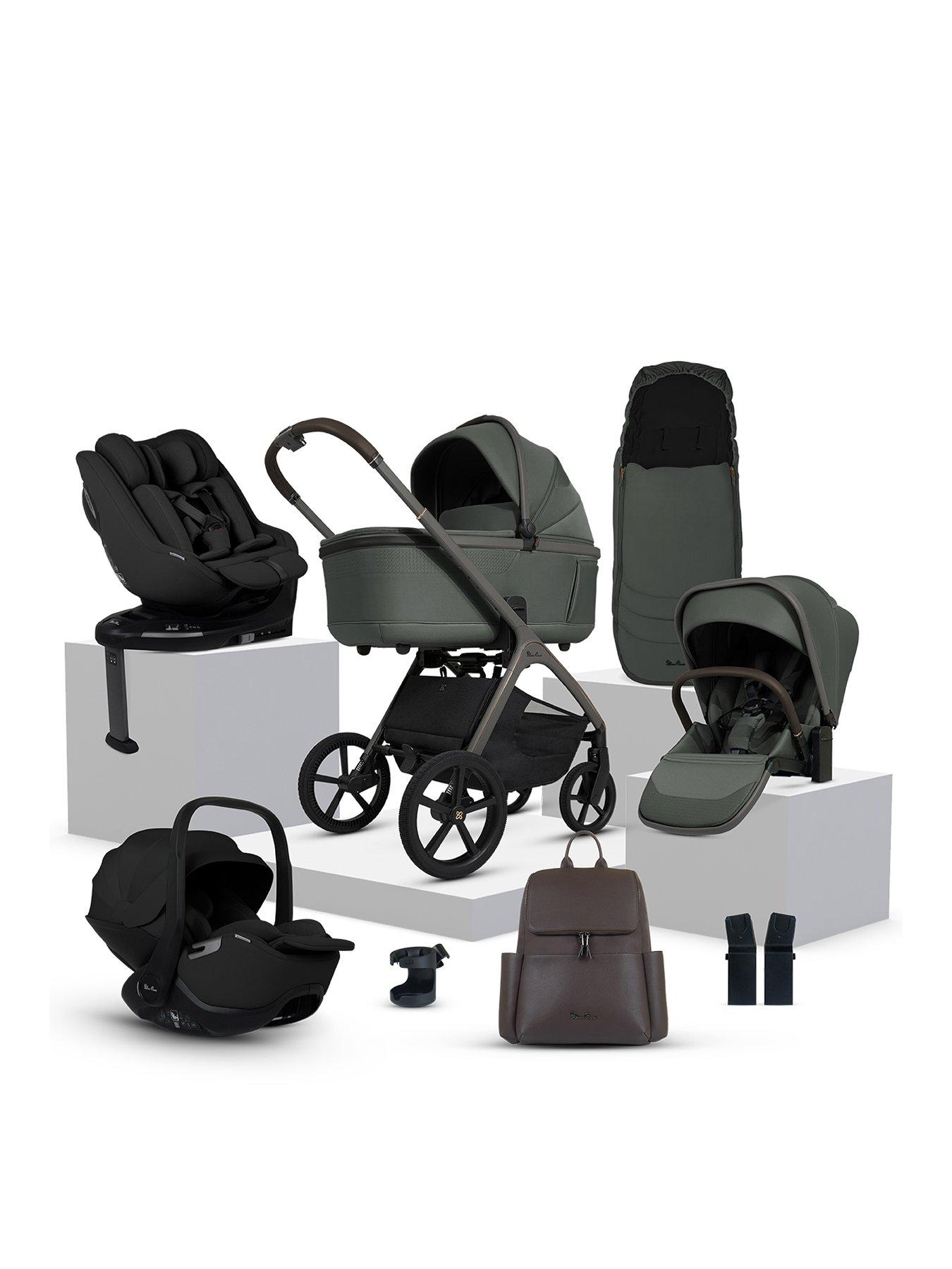undefined Cove Ultimate 360 Family Car Seat Bundle - Pewter - Iconic Black Car Seats