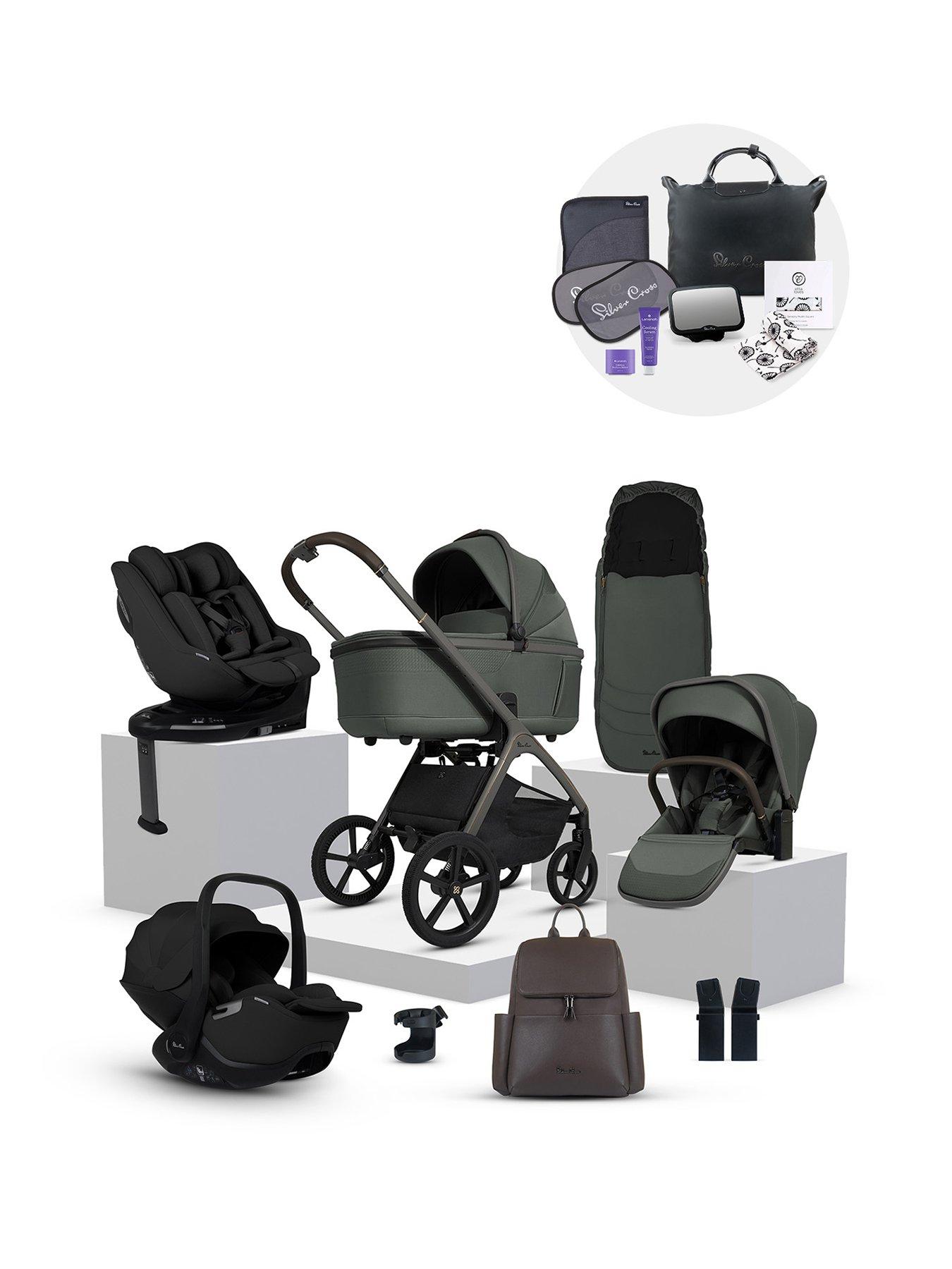 undefined Cove Ultimate 360 Family Car Seat Bundle - Pewter - Iconic Black Car Seats