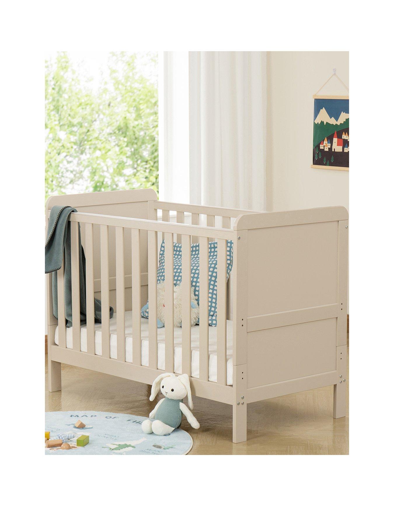 undefined Caro Urban Mini Cot Bed - Cashmere