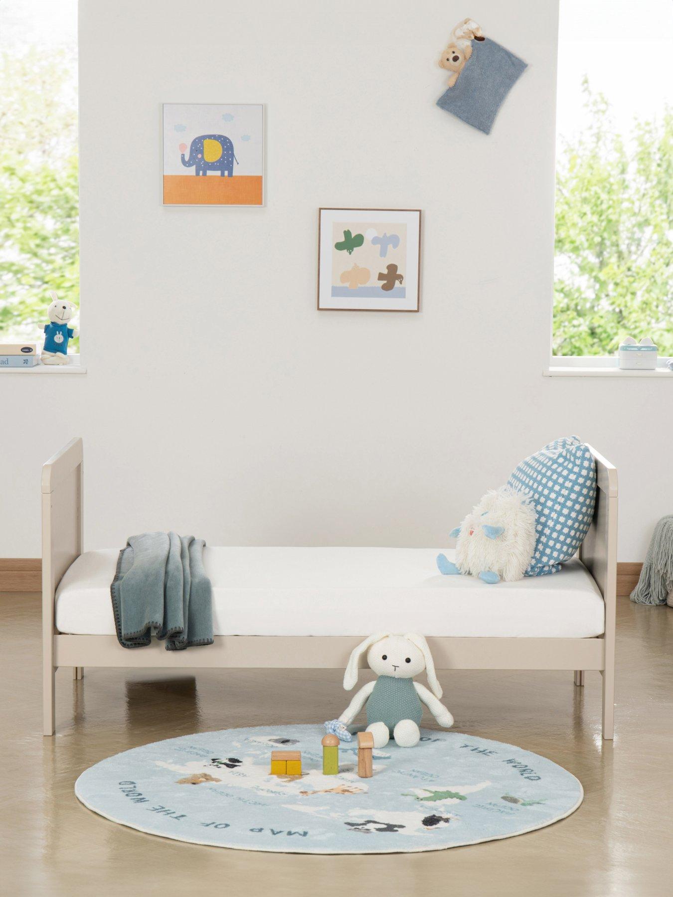 Image 4 of 6 of Babymore Caro Urban Mini Cot Bed - Cashmere