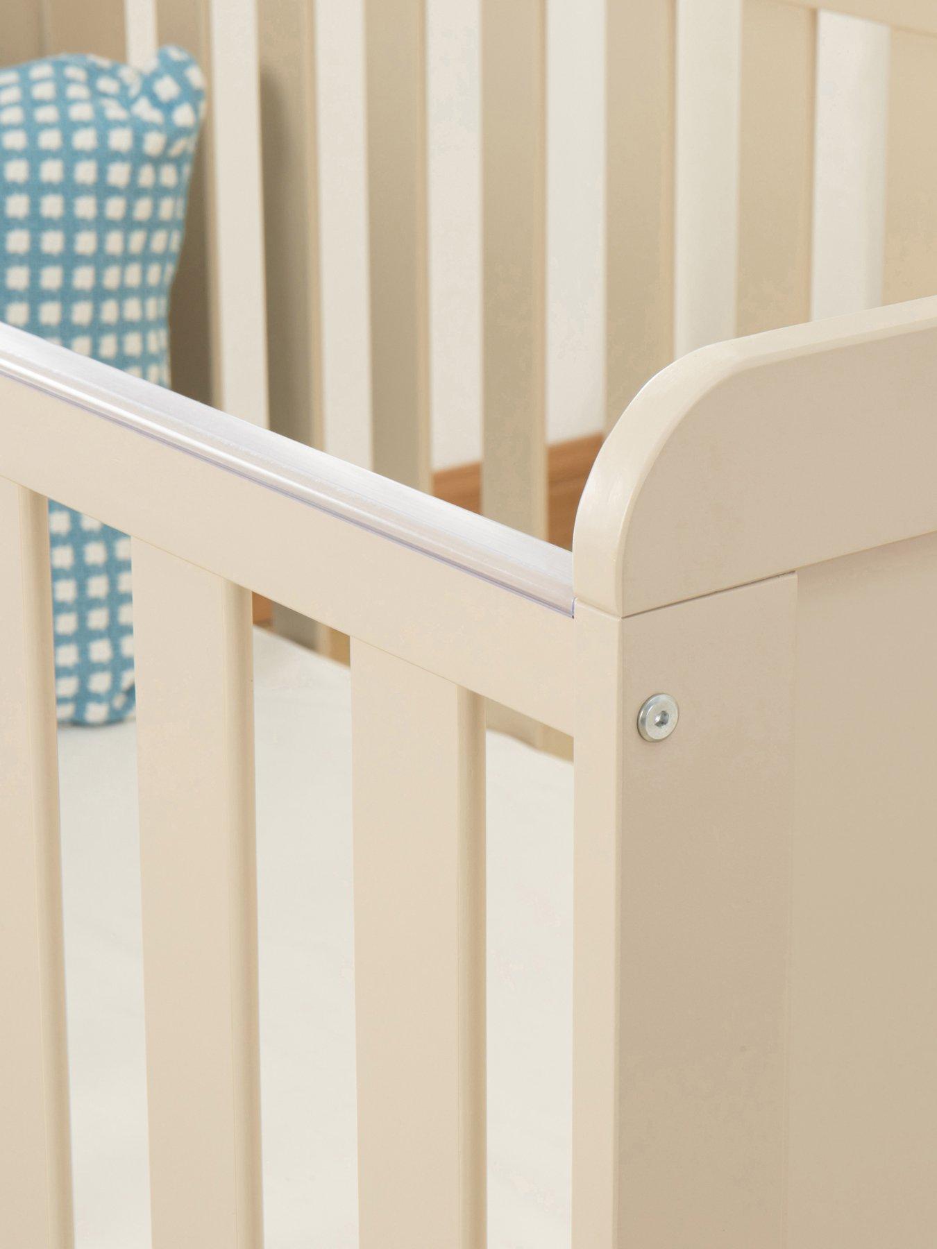 Image 5 of 6 of Babymore Caro Urban Mini Cot Bed - Cashmere