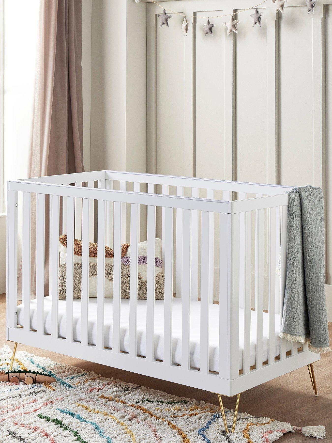 Image 1 of 5 of Babymore Kimi Cot Bed - White