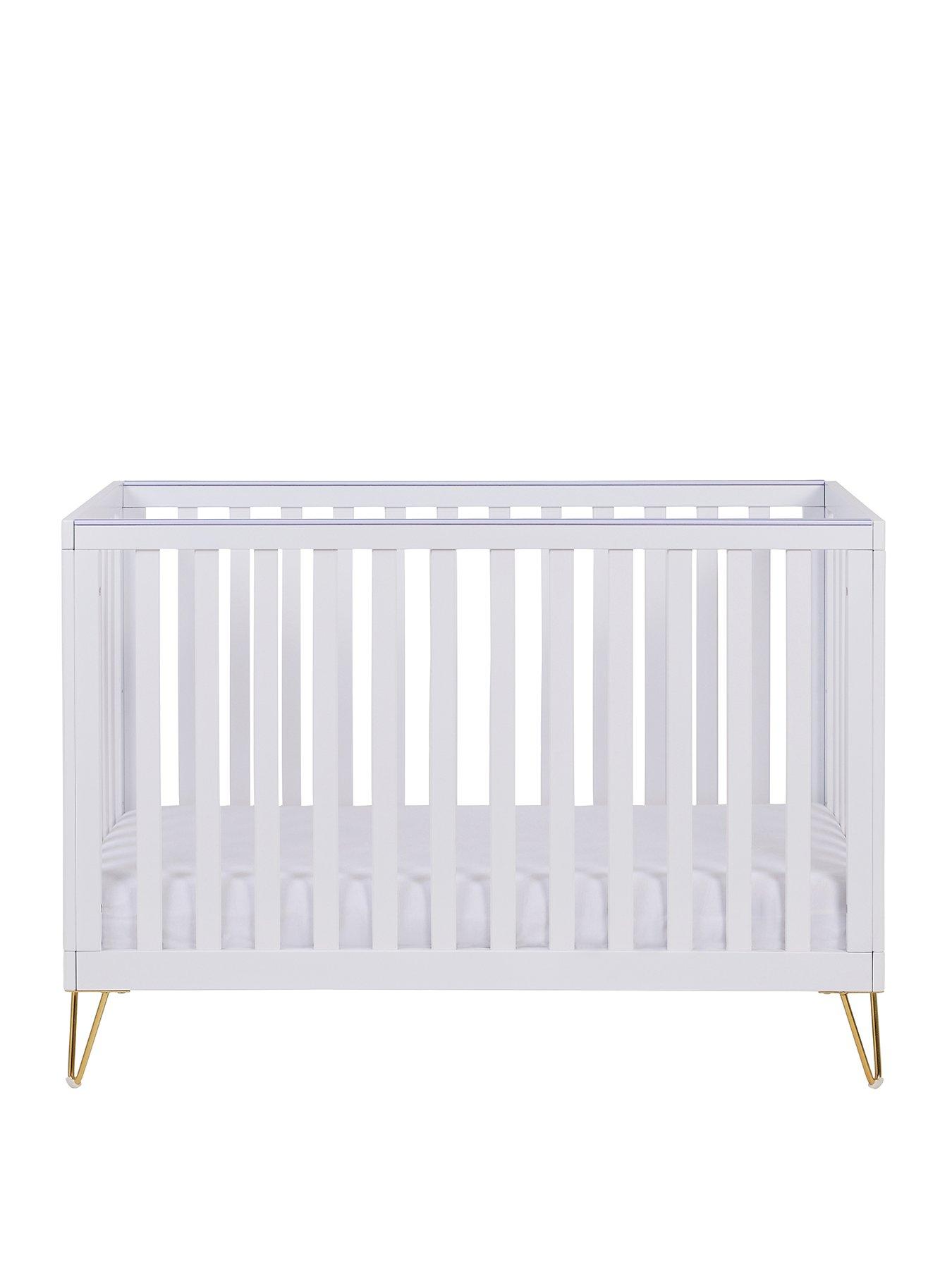 Image 2 of 5 of Babymore Kimi Cot Bed - White