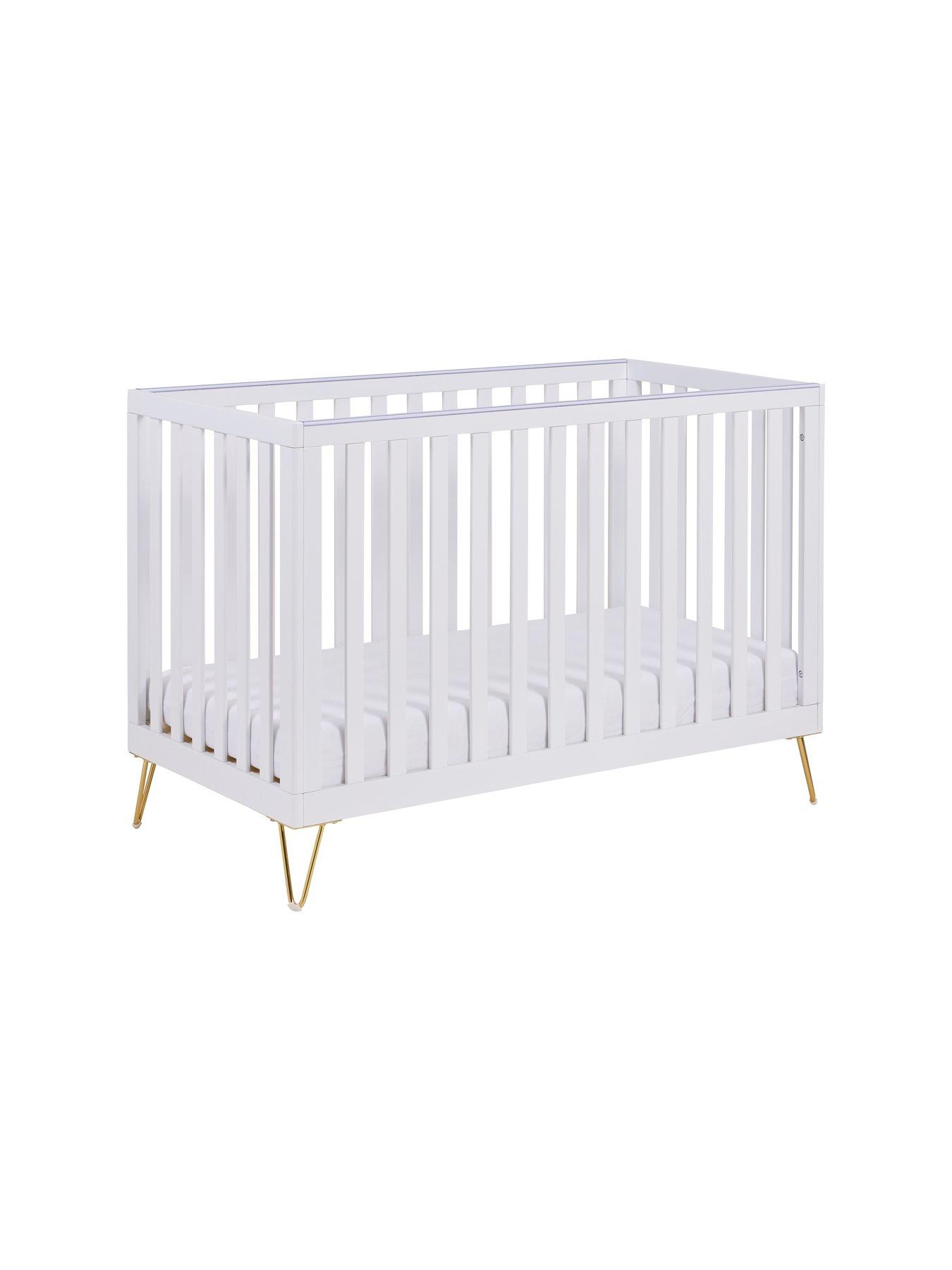 Image 4 of 5 of Babymore Kimi Cot Bed - White