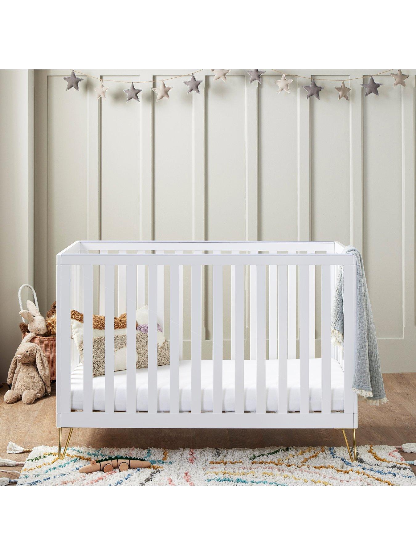 Image 5 of 5 of Babymore Kimi Cot Bed - White