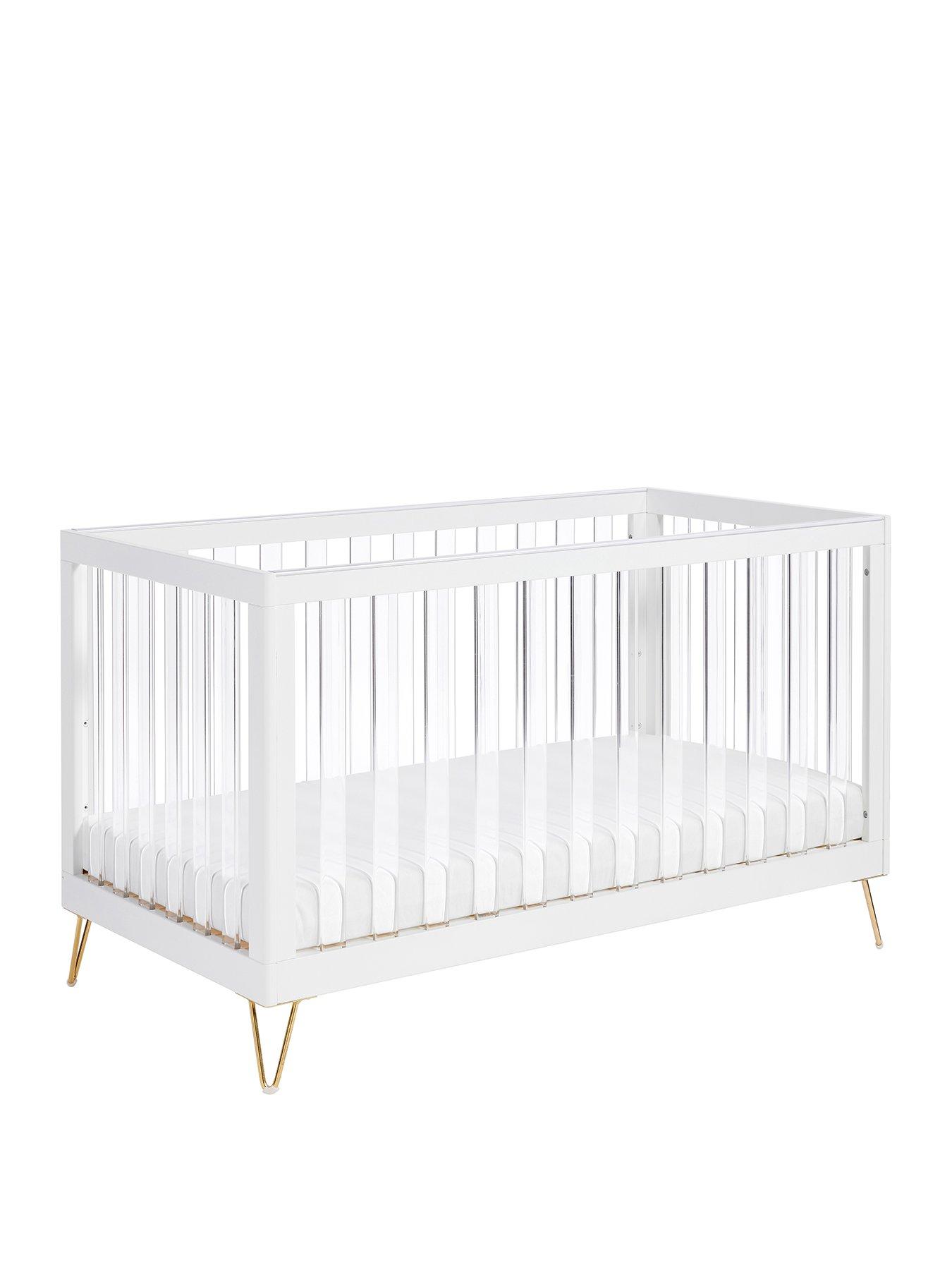 Image 2 of 7 of Babymore Kimi XL Acrylic Cot Bed