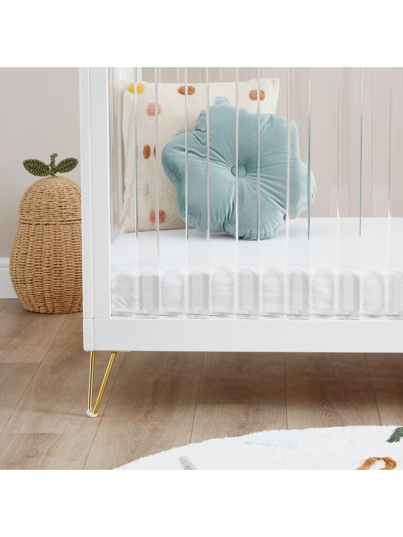 Image 3 of 7 of Babymore Kimi XL Acrylic Cot Bed
