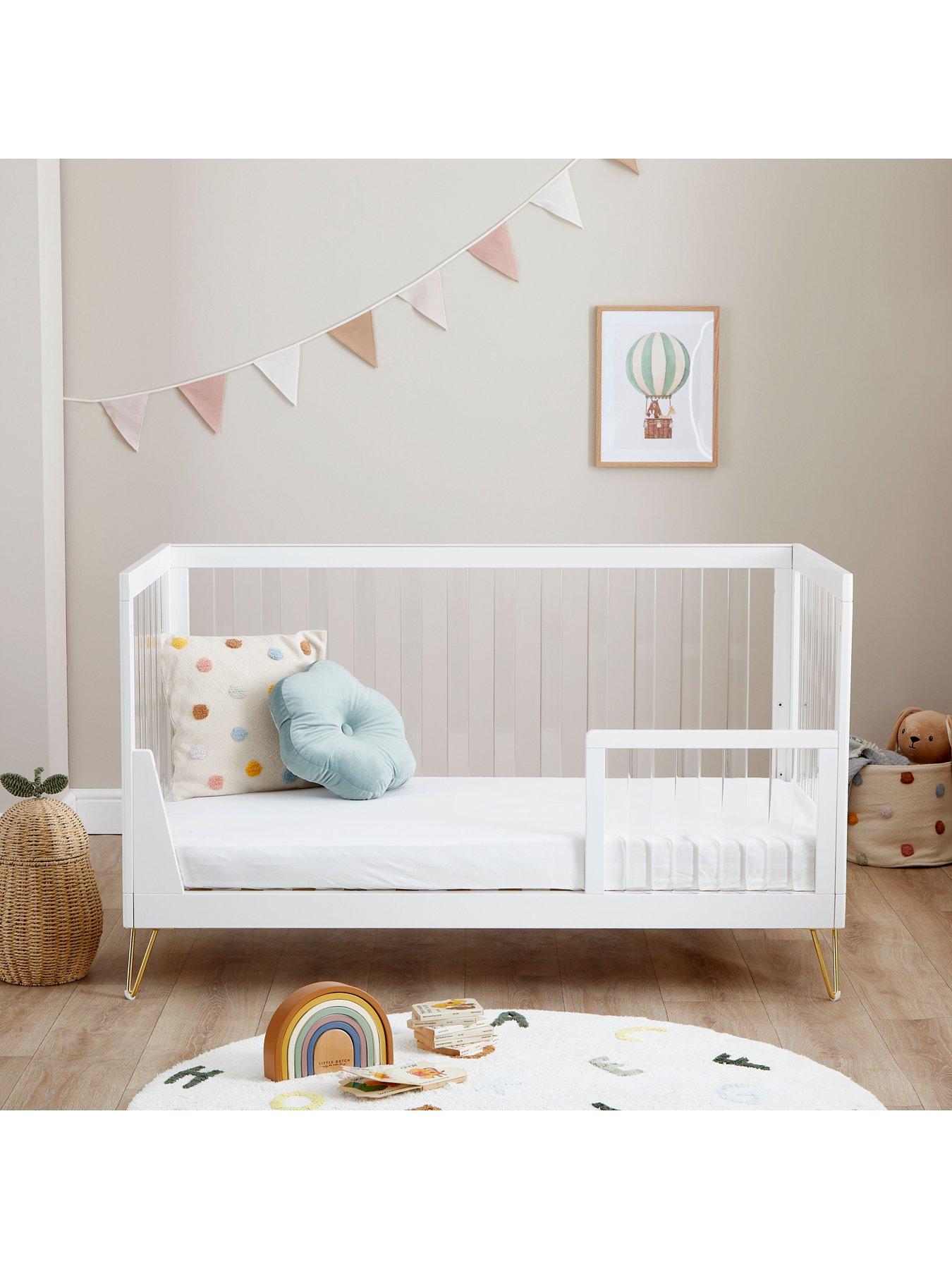 Image 4 of 7 of Babymore Kimi XL Acrylic Cot Bed