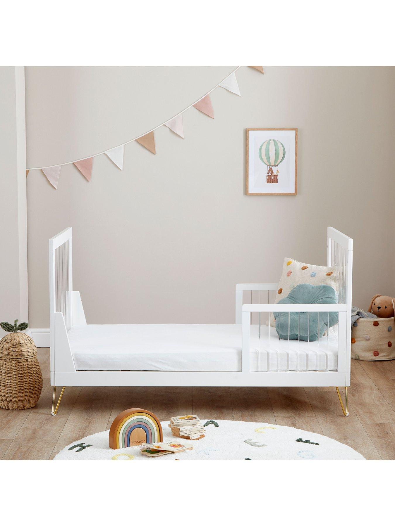 Image 5 of 7 of Babymore Kimi XL Acrylic Cot Bed