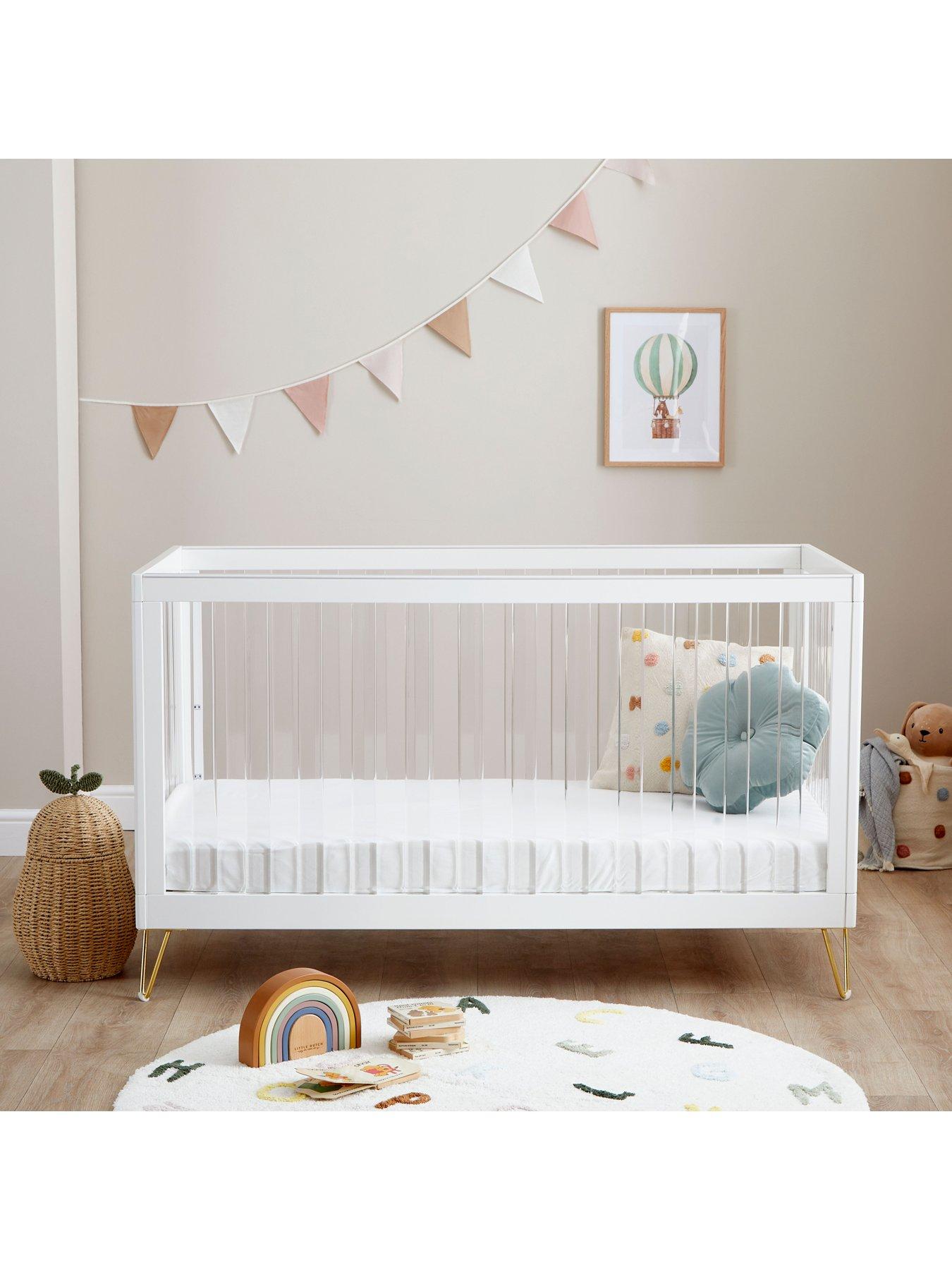 Image 6 of 7 of Babymore Kimi XL Acrylic Cot Bed