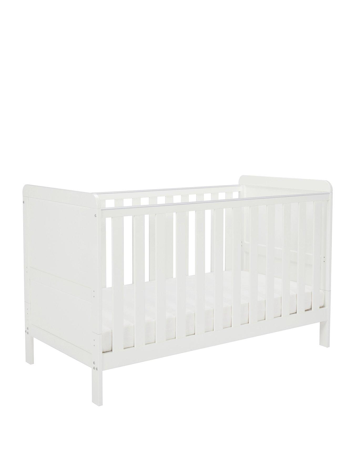 Image 2 of 7 of Babymore Caro Urban Cot Bed - White