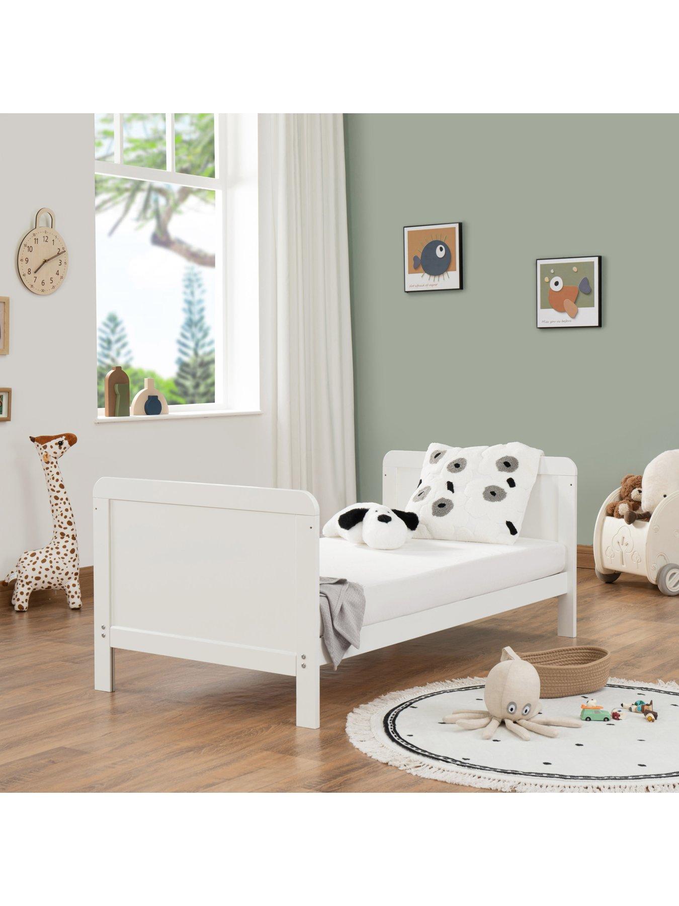 Image 3 of 7 of Babymore Caro Urban Cot Bed - White