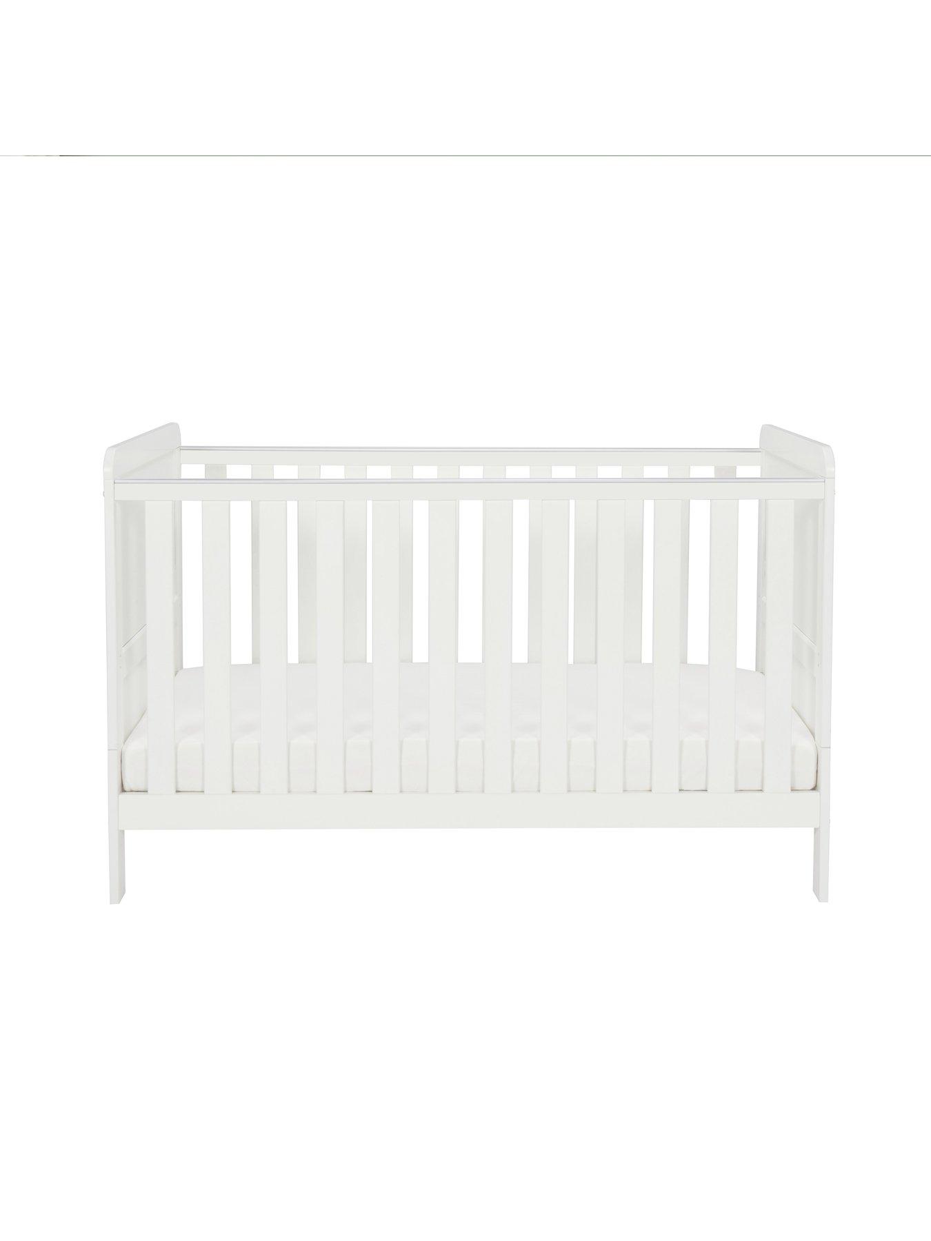 Image 7 of 7 of Babymore Caro Urban Cot Bed - White