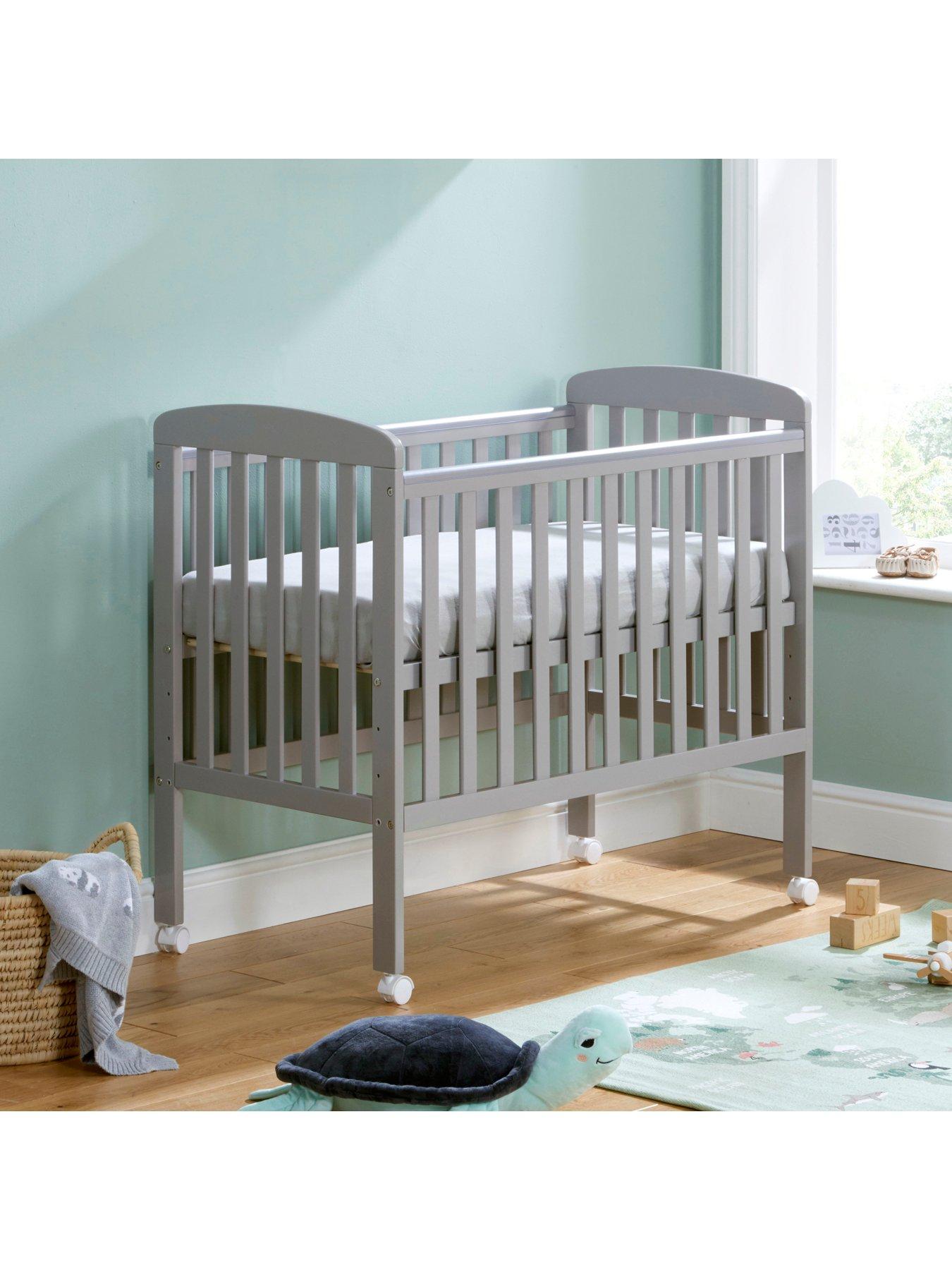 Image 3 of 7 of Babymore Space Saver Cot - Grey
