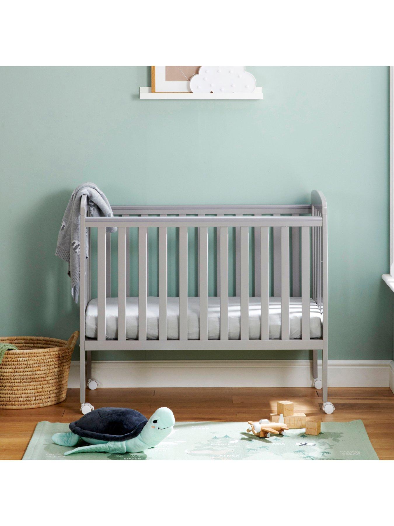 Image 4 of 7 of Babymore Space Saver Cot - Grey