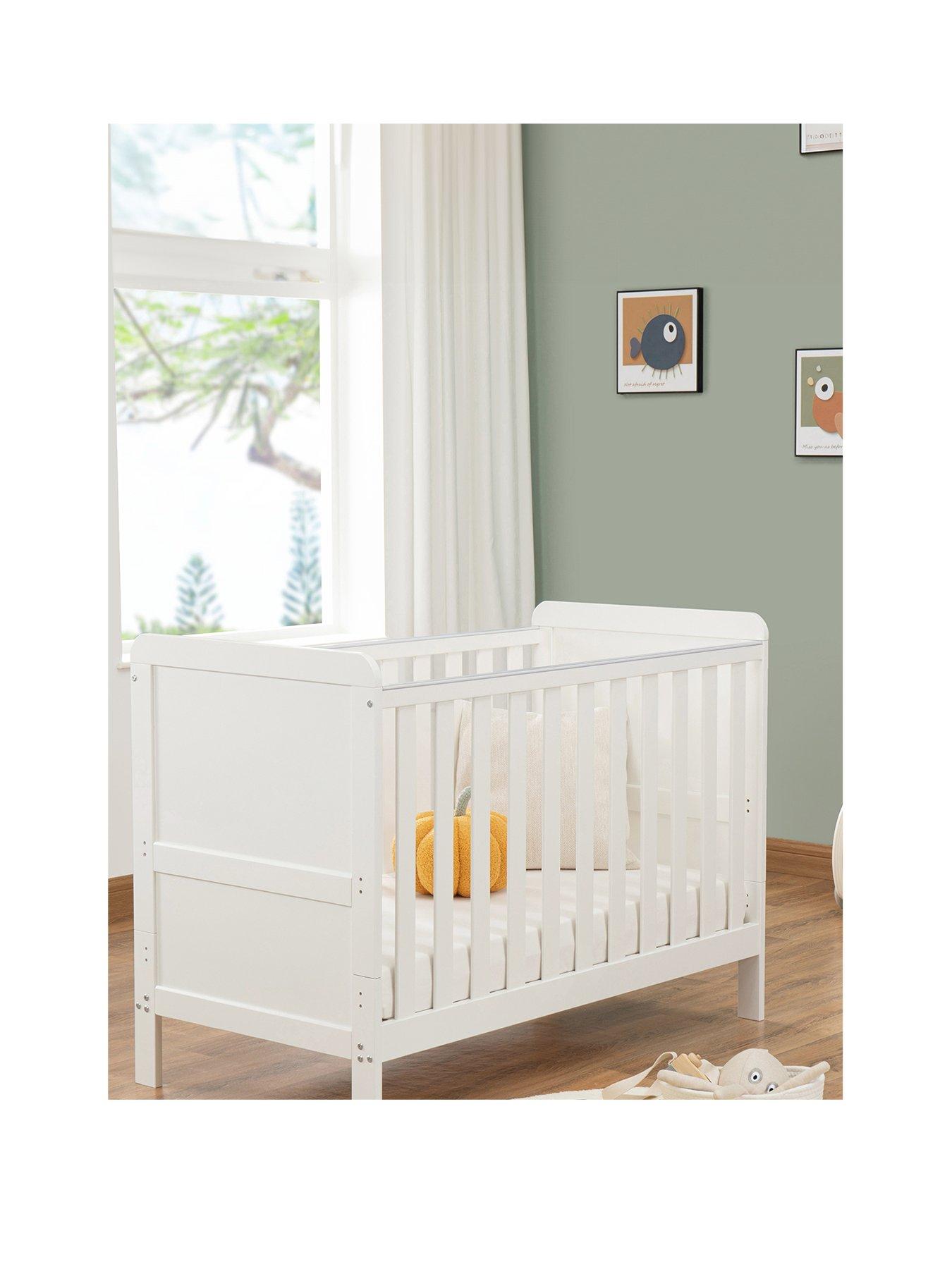 undefined Caro Urban Mini Cot Bed - White