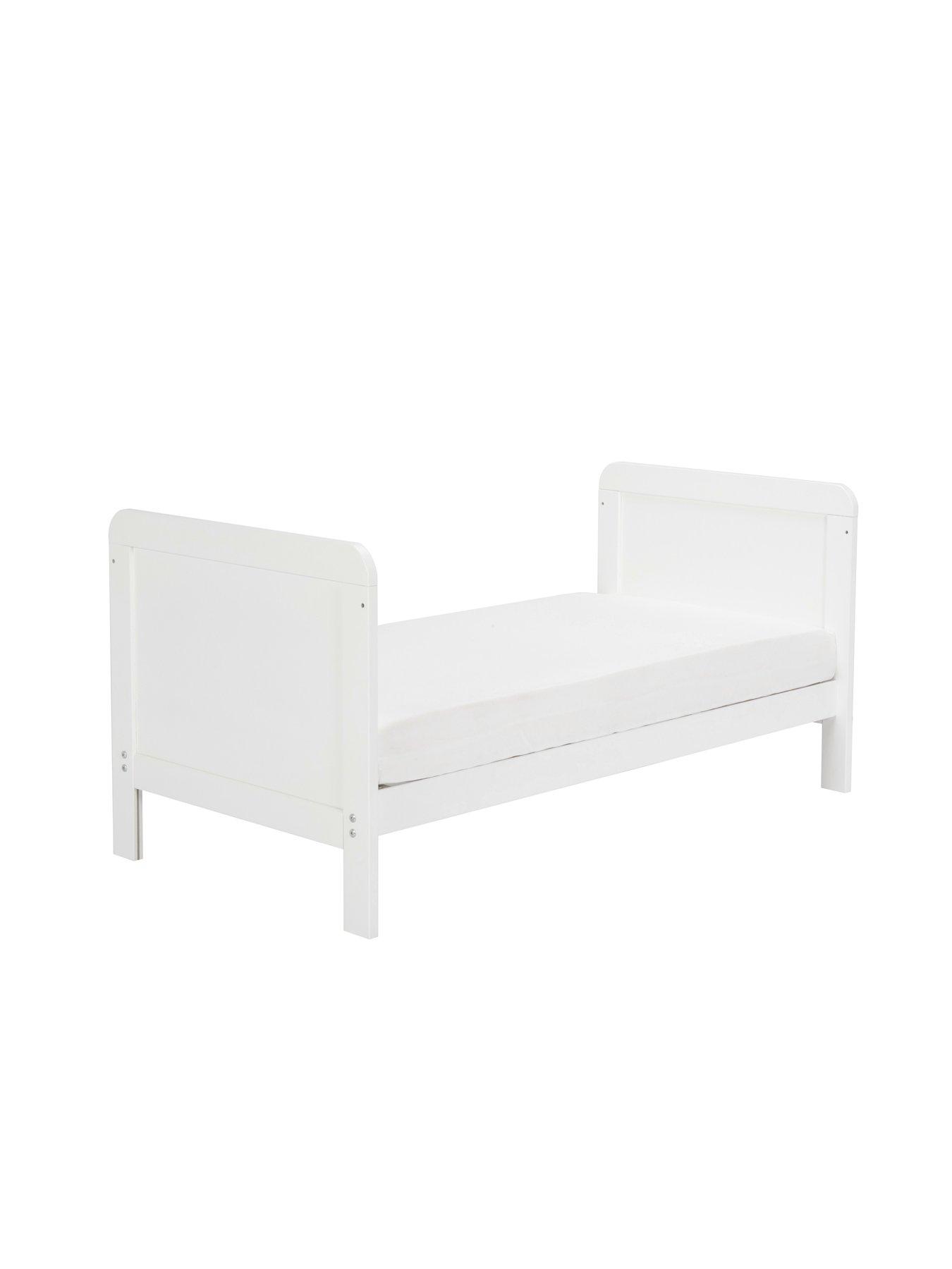 Image 7 of 7 of Babymore Caro Urban Mini Cot Bed - White