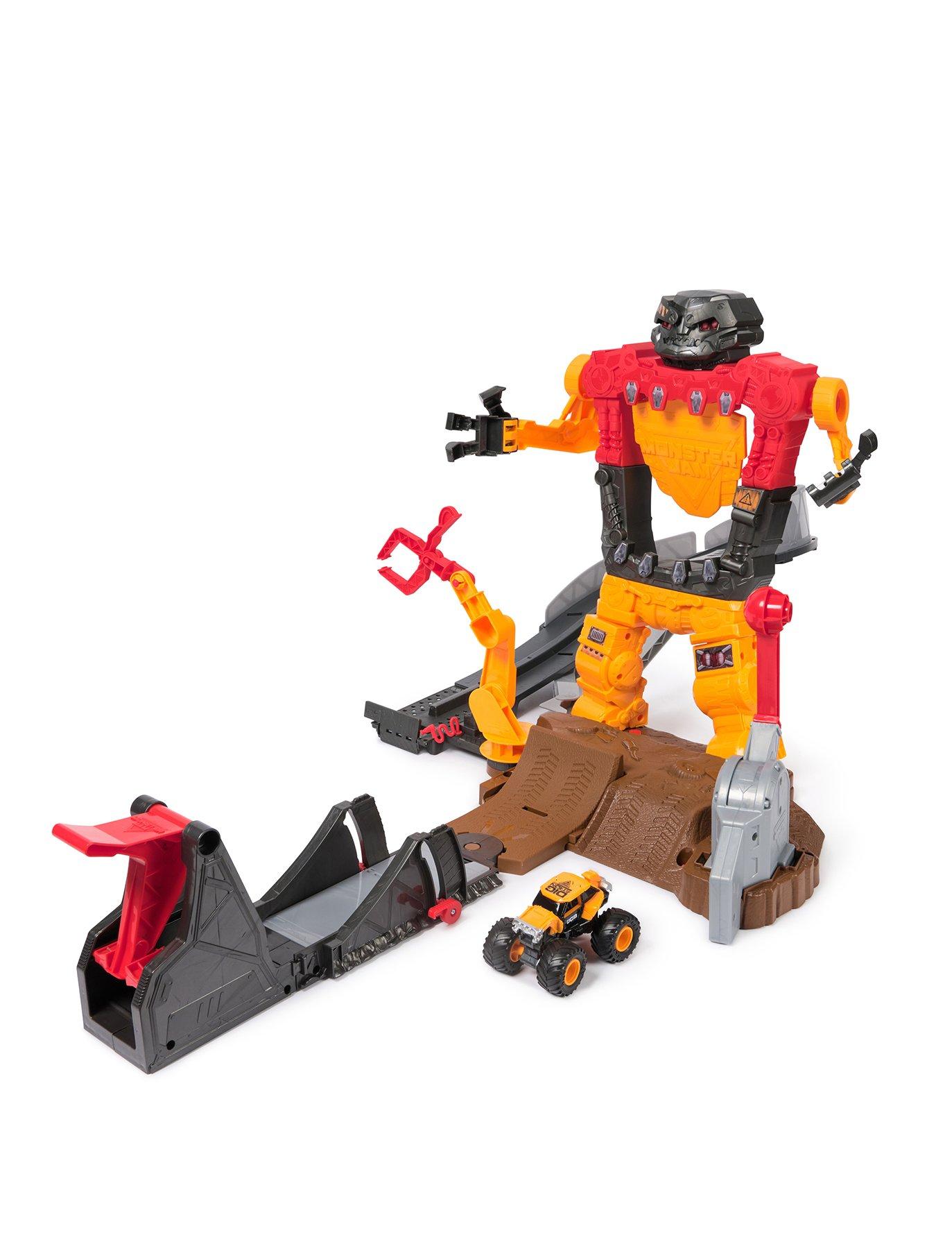 Image 1 of 7 of Monster Jam Smash &amp; Bash SmashBot&nbsp;Playset