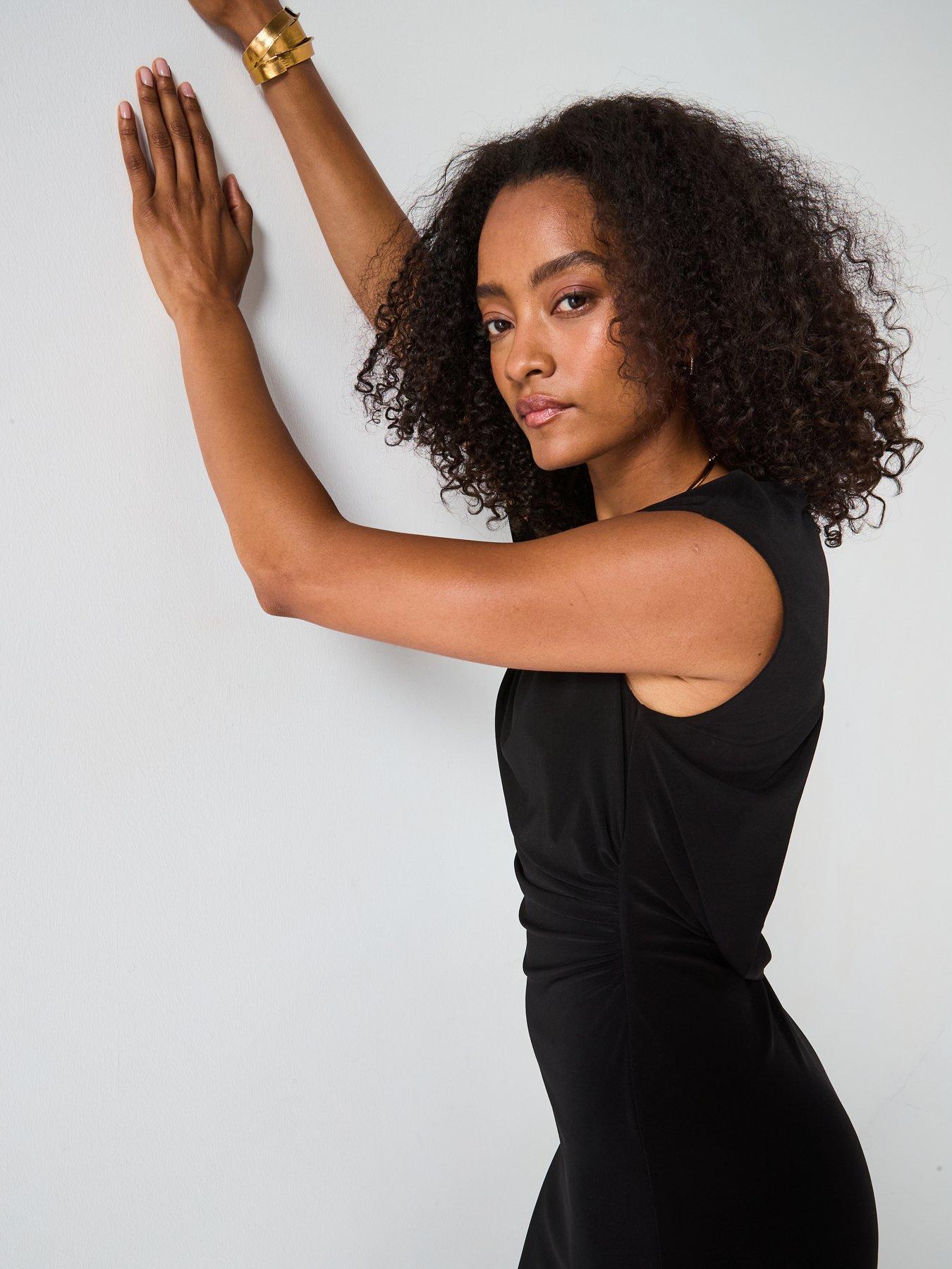 Forever New James Cowl Back Midi Dress - Black | Very