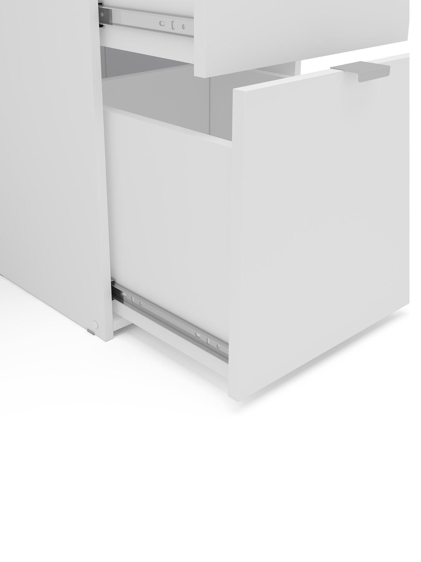 Image 4 of 5 of Birlea Ava 5 Drawer Dressing Table - White