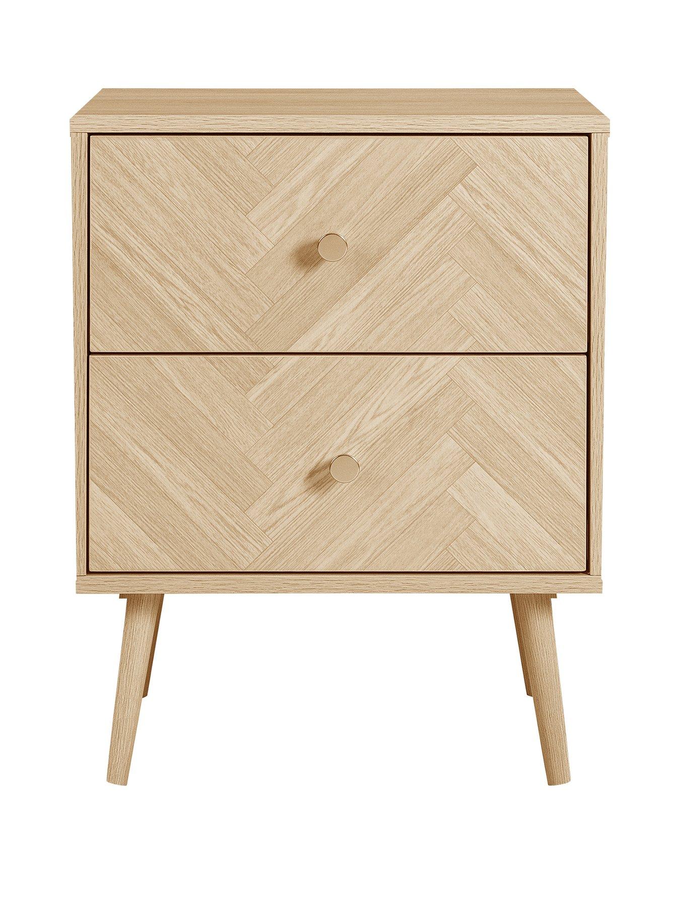 Image 2 of 4 of Birlea Herringford 2 Drawer Bedside