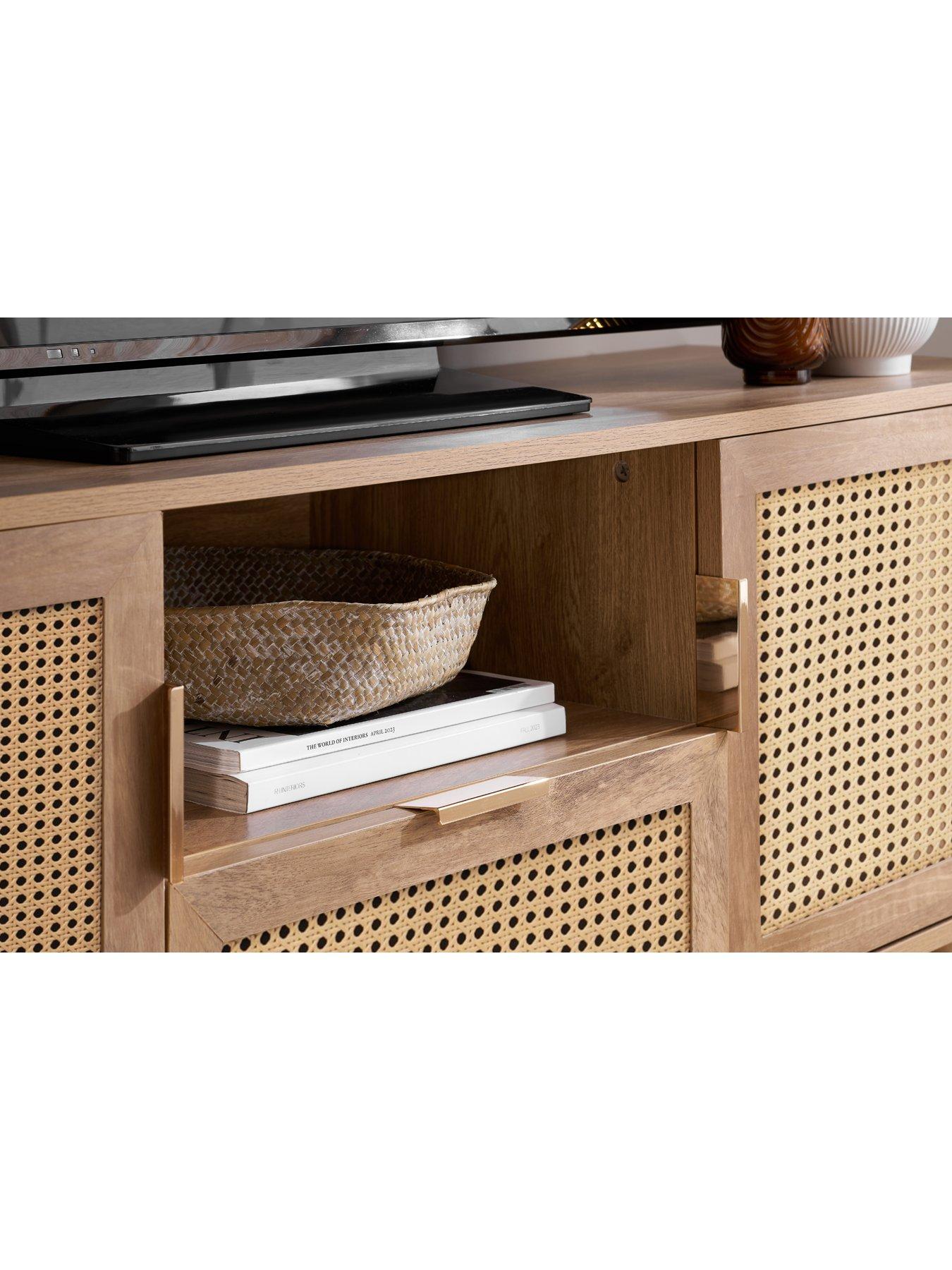 Image 4 of 6 of Birlea Noah 2 Door 1 Drawer Tv Unit (fits up to 65")