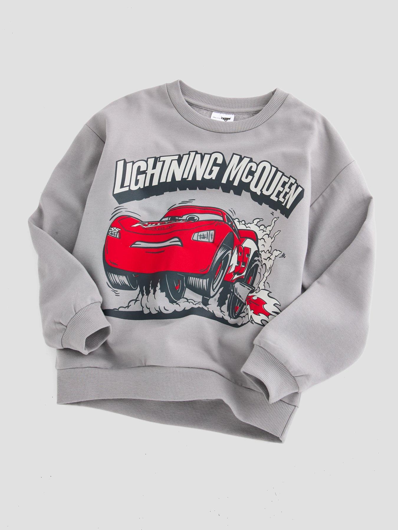 Image 4 of 4 of Disney Cars Lightning Mcqueen Sweat Set - Grey