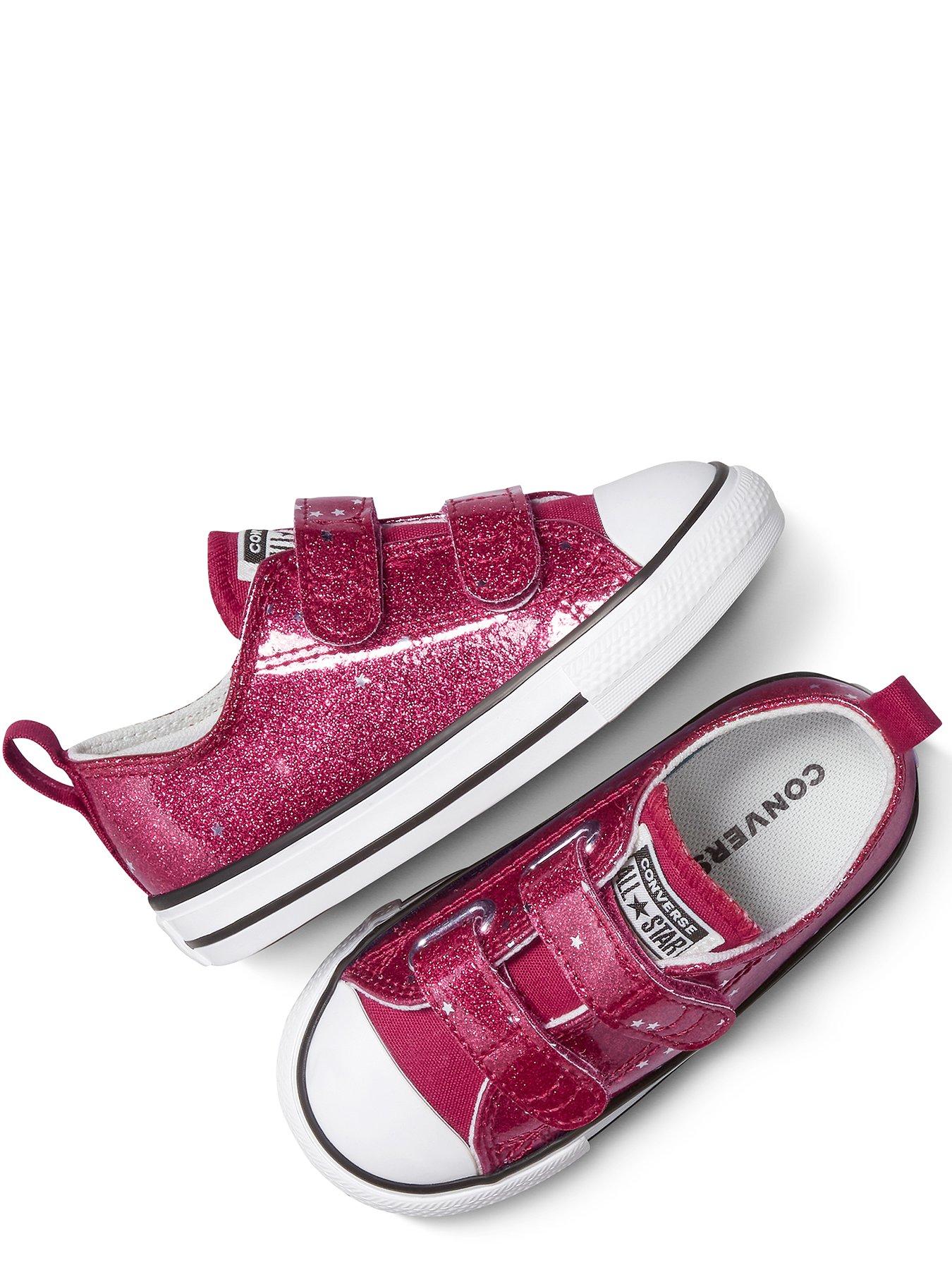 Converse Infants Chuck Taylor All Star Glitter Easy-On Low Top