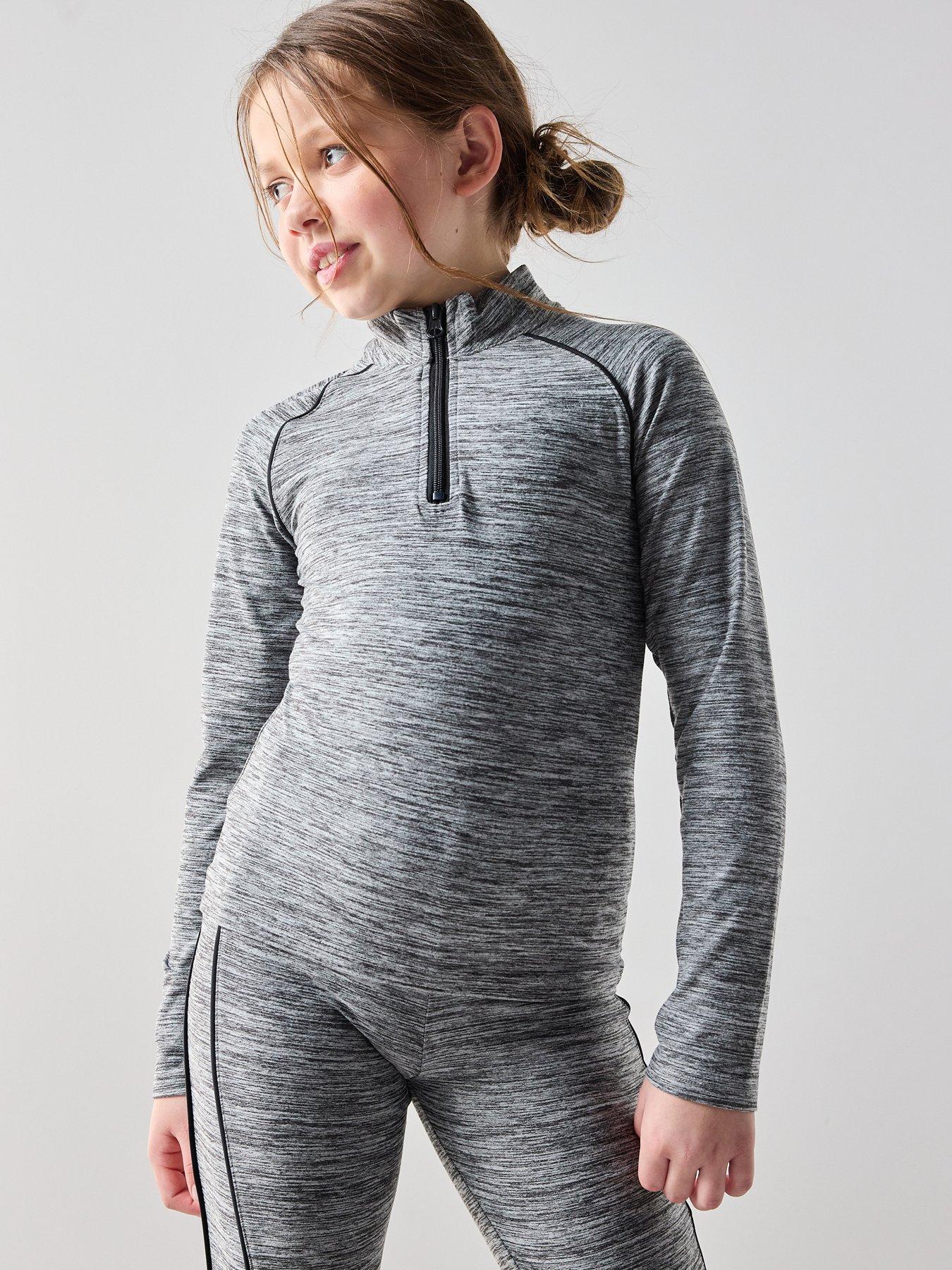 Image 1 of 6 of The Very Collection Girls Space Dye Active Set - Grey