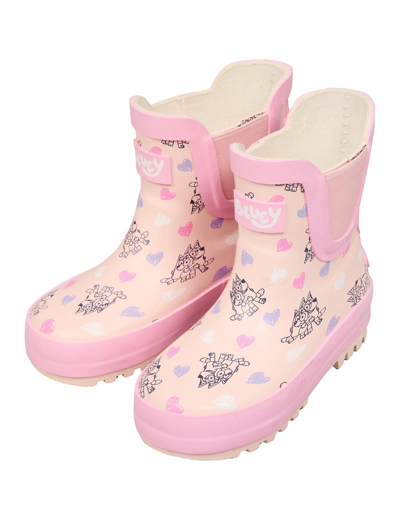 Bluey Girl Wellies Pink Very