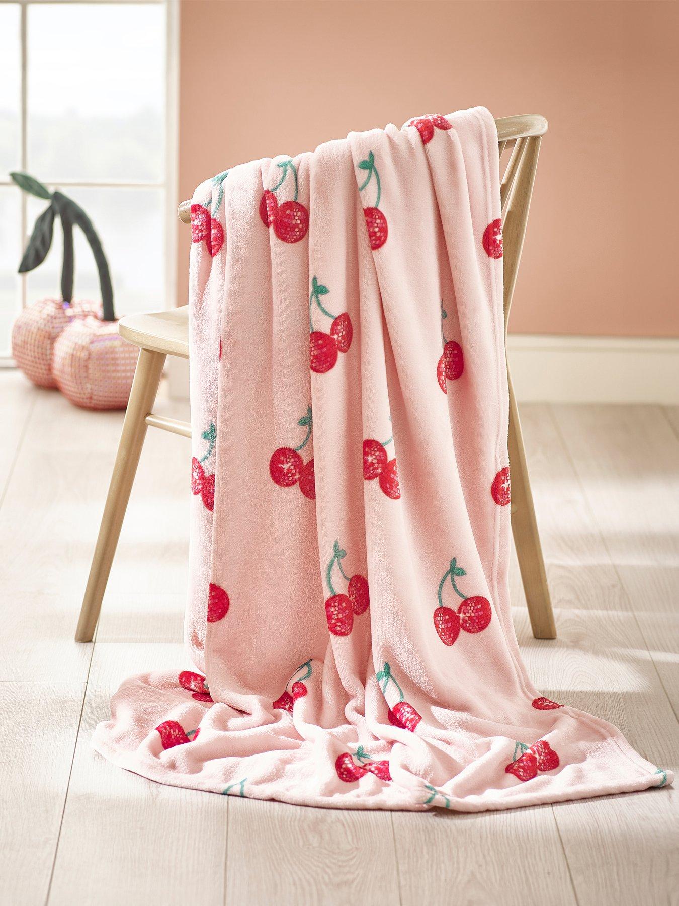 undefined Disco Cherries Throw- 200x240cm