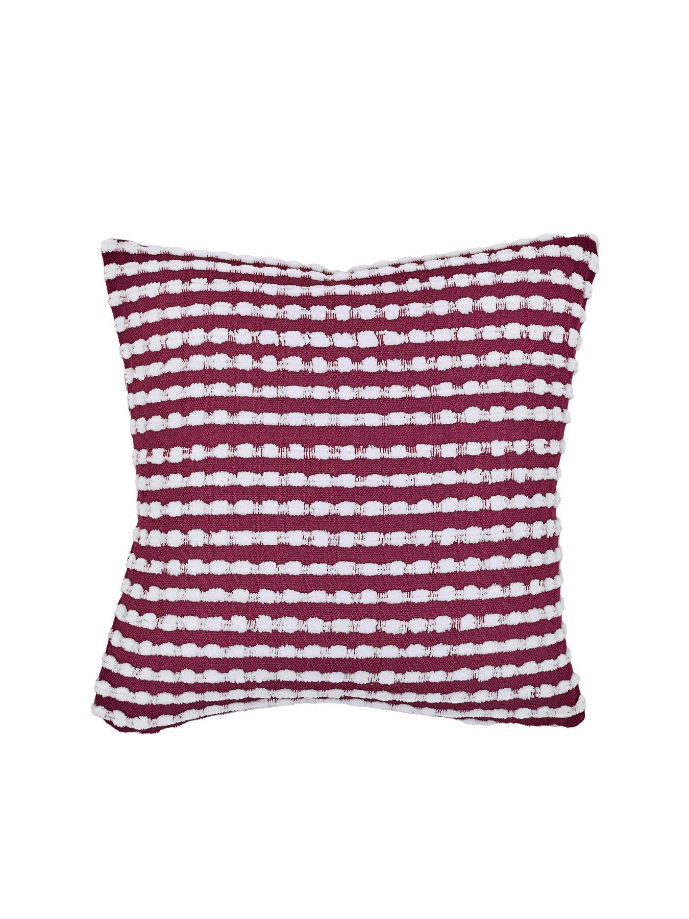 Catherine Lansfield Stab Stitch Cushion- 43x43cm
