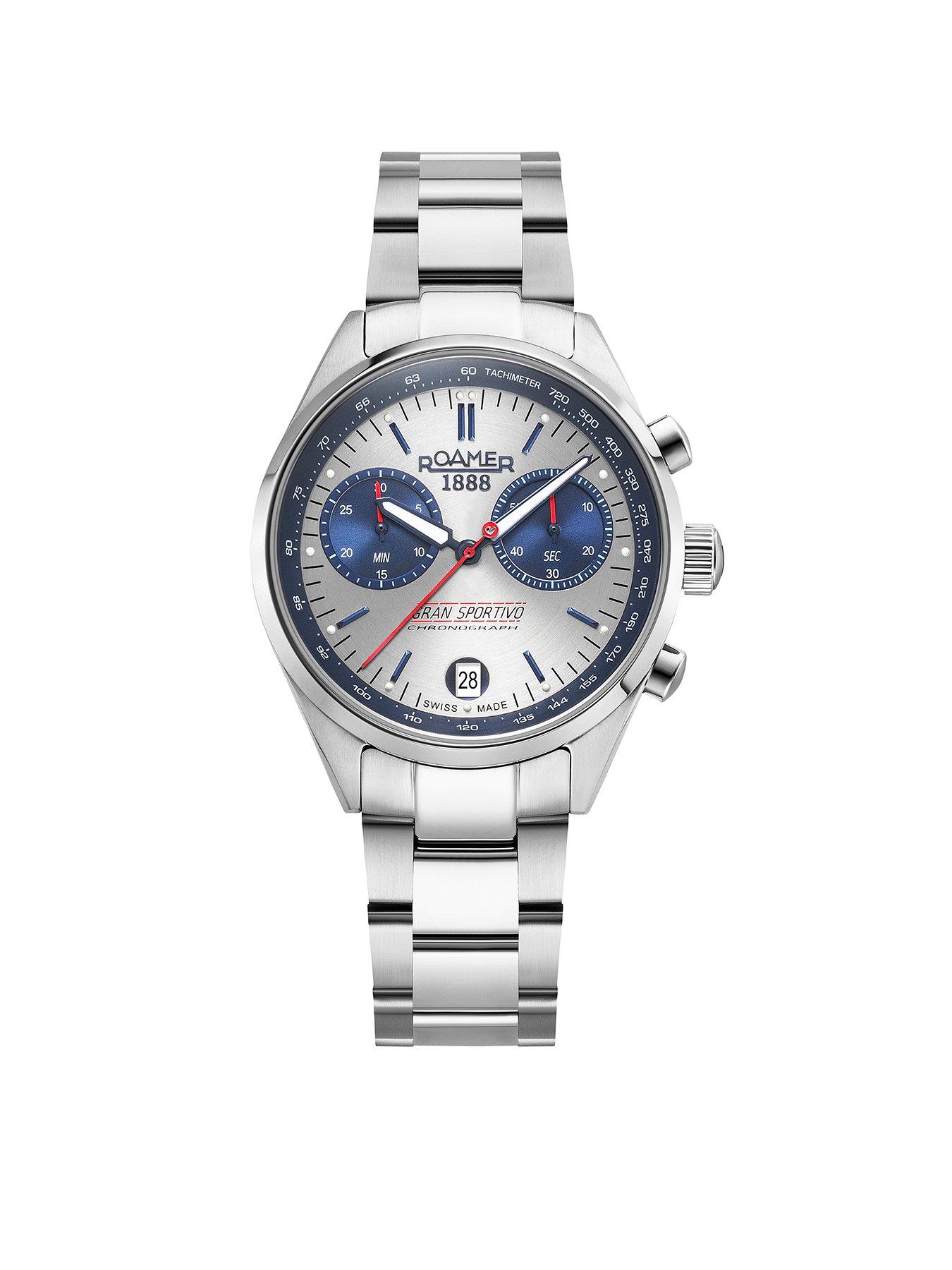Roamer of Switzerland Limited Edition Interchangeable box set with additional blue leather strap - Very Exclusive