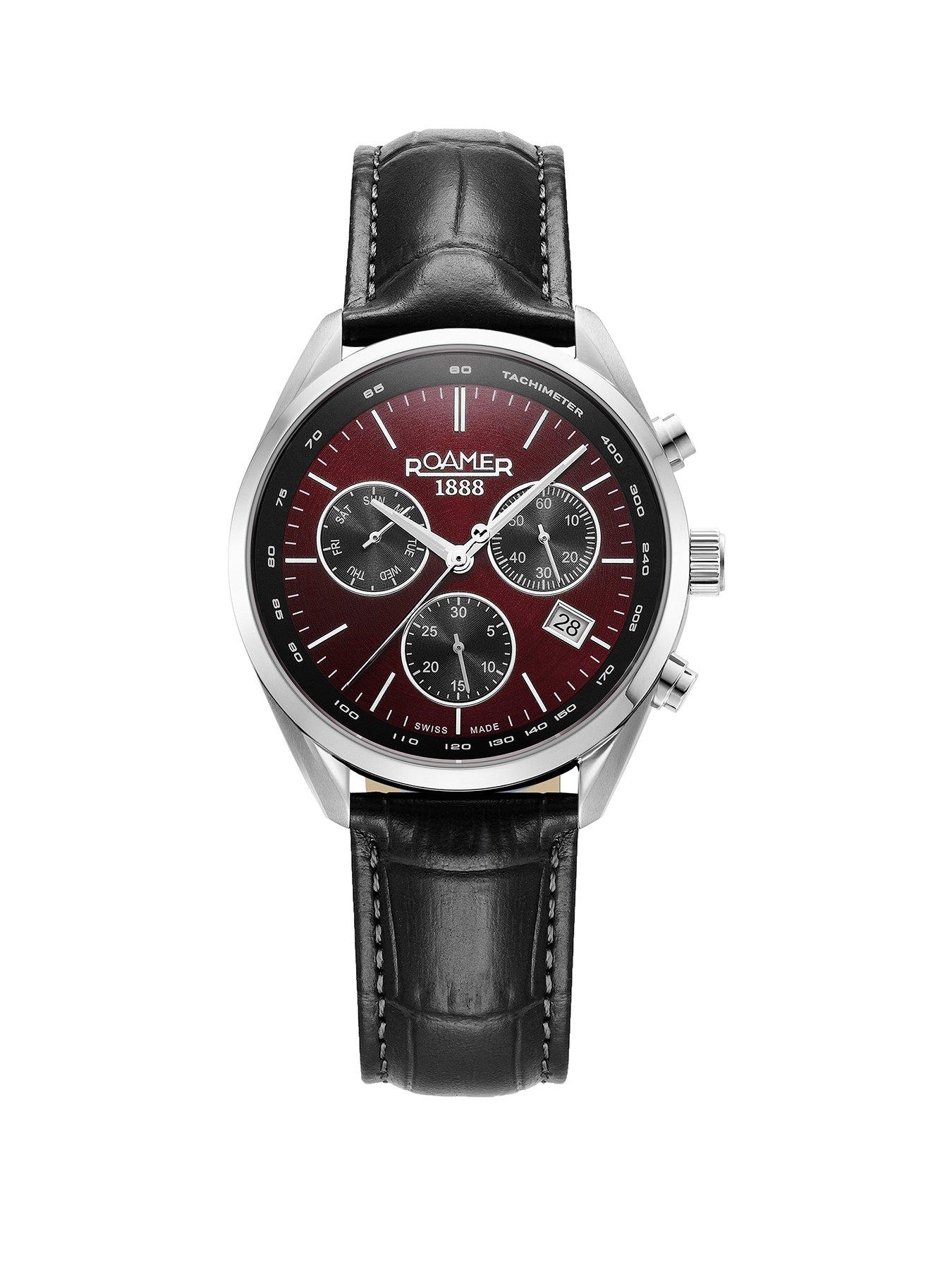undefined Pro Chrono Gents Burgundy Dial watch