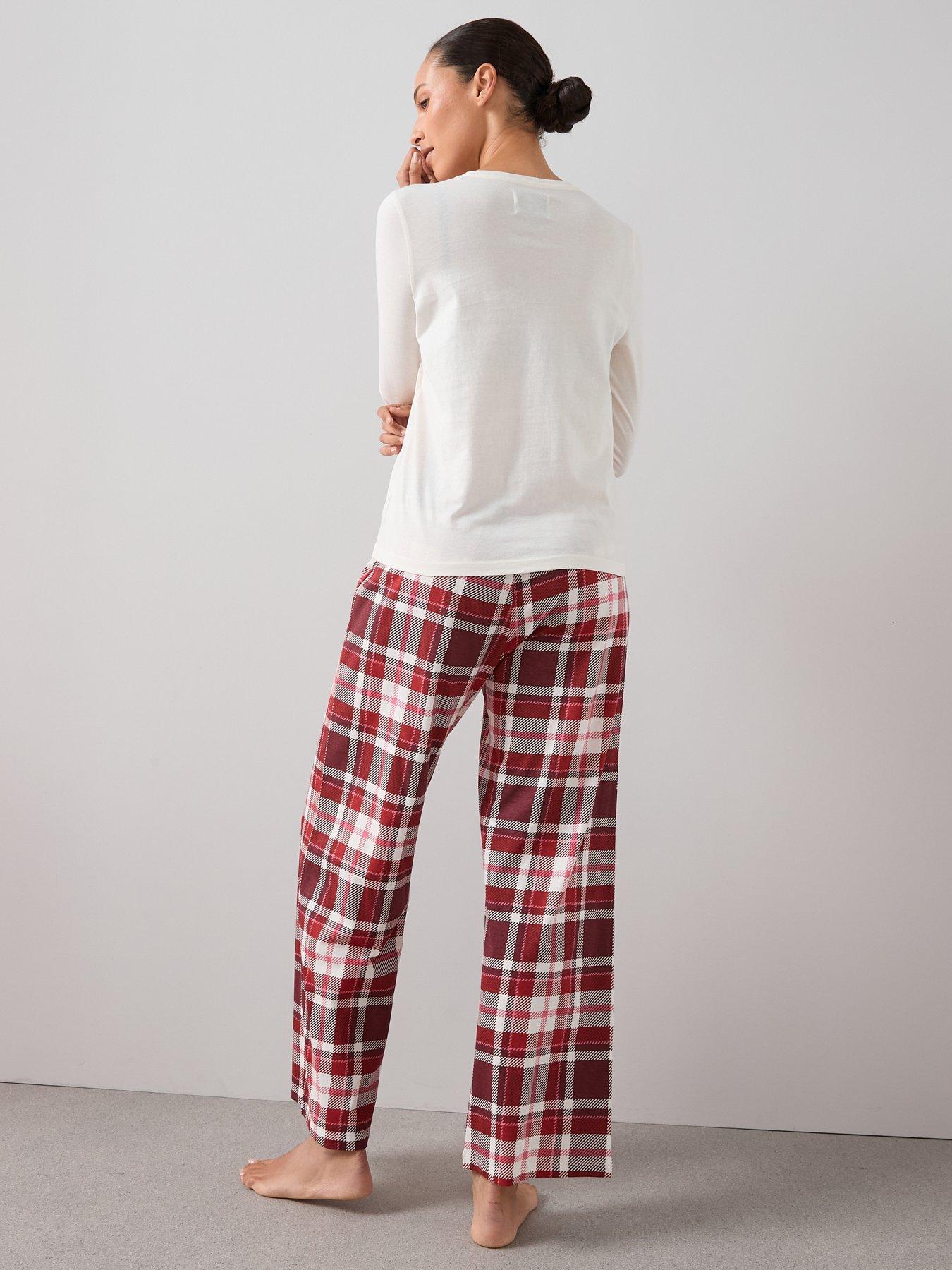 Image 2 of 7 of The Very Collection Emily In Paris Bow Print Long Leg Pyjama Set - Multi