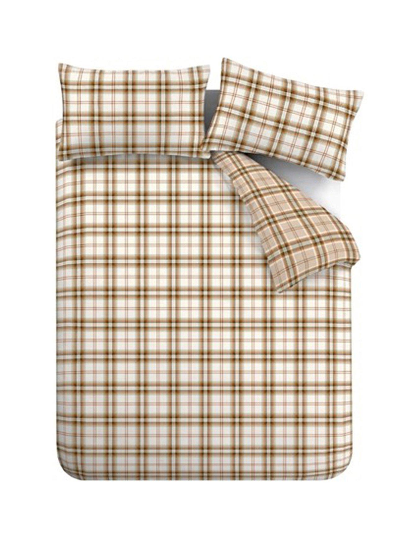 Image 2 of 5 of Catherine Lansfield Kelso Check Duvet Set