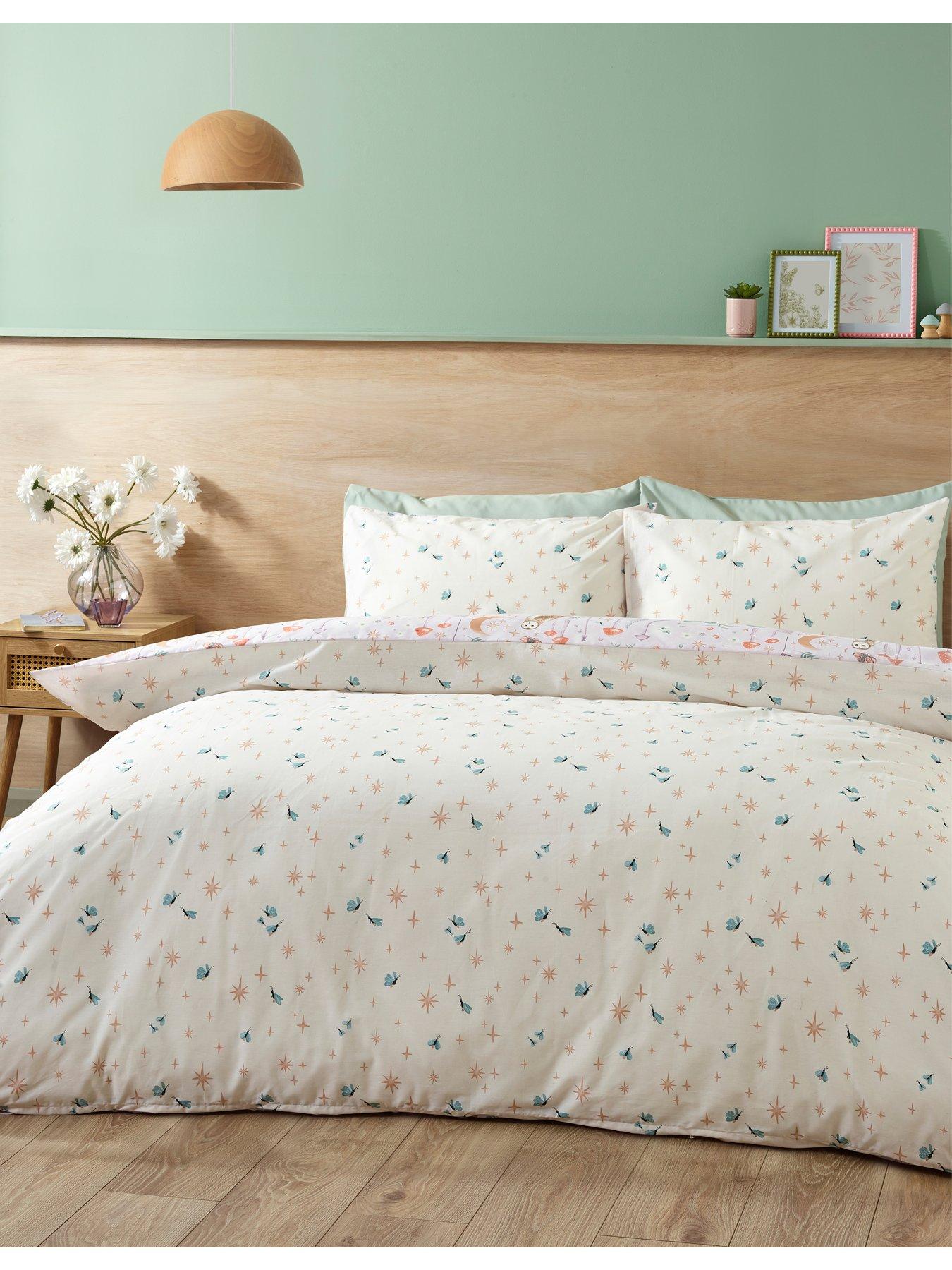 Parure De Lit Réversible Enchanted Witchcraft – Housse De Couette + Taies | Design Sorcellerie, Noir/naturel - 9