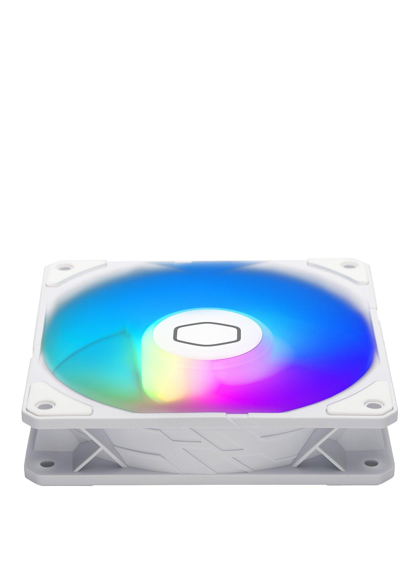 Image 2 of 4 of Cooler Master SickleFlow Edge 120 ARGB CPU Fan - White
