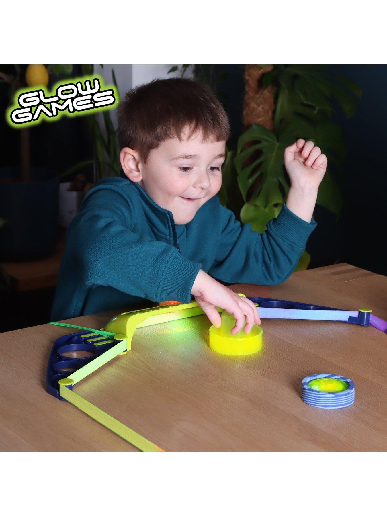 Image 3 of 7 of Glow Games Light-Up Air Hockey