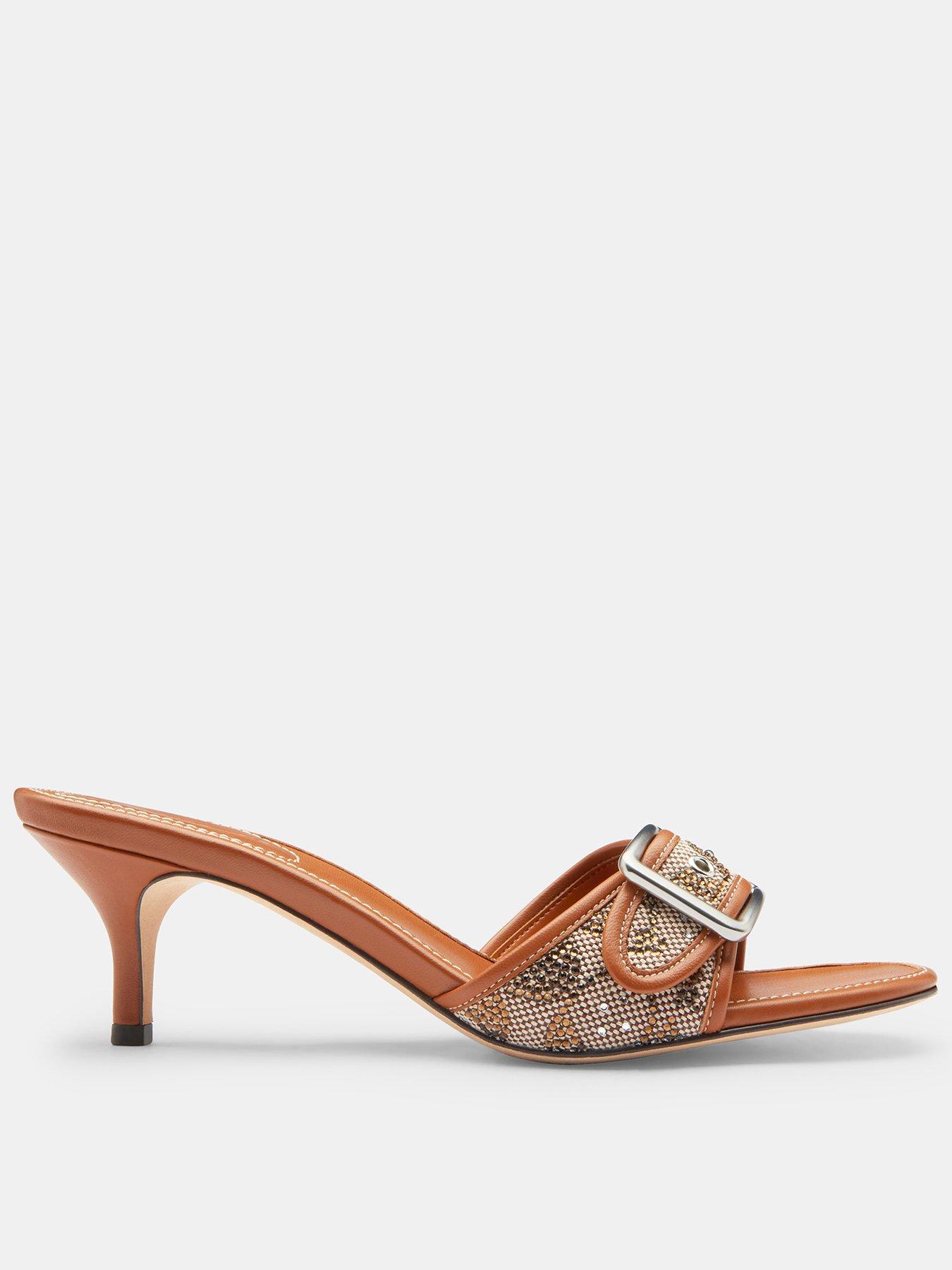undefined Margot Crystal Signature Jacquard Sandal
