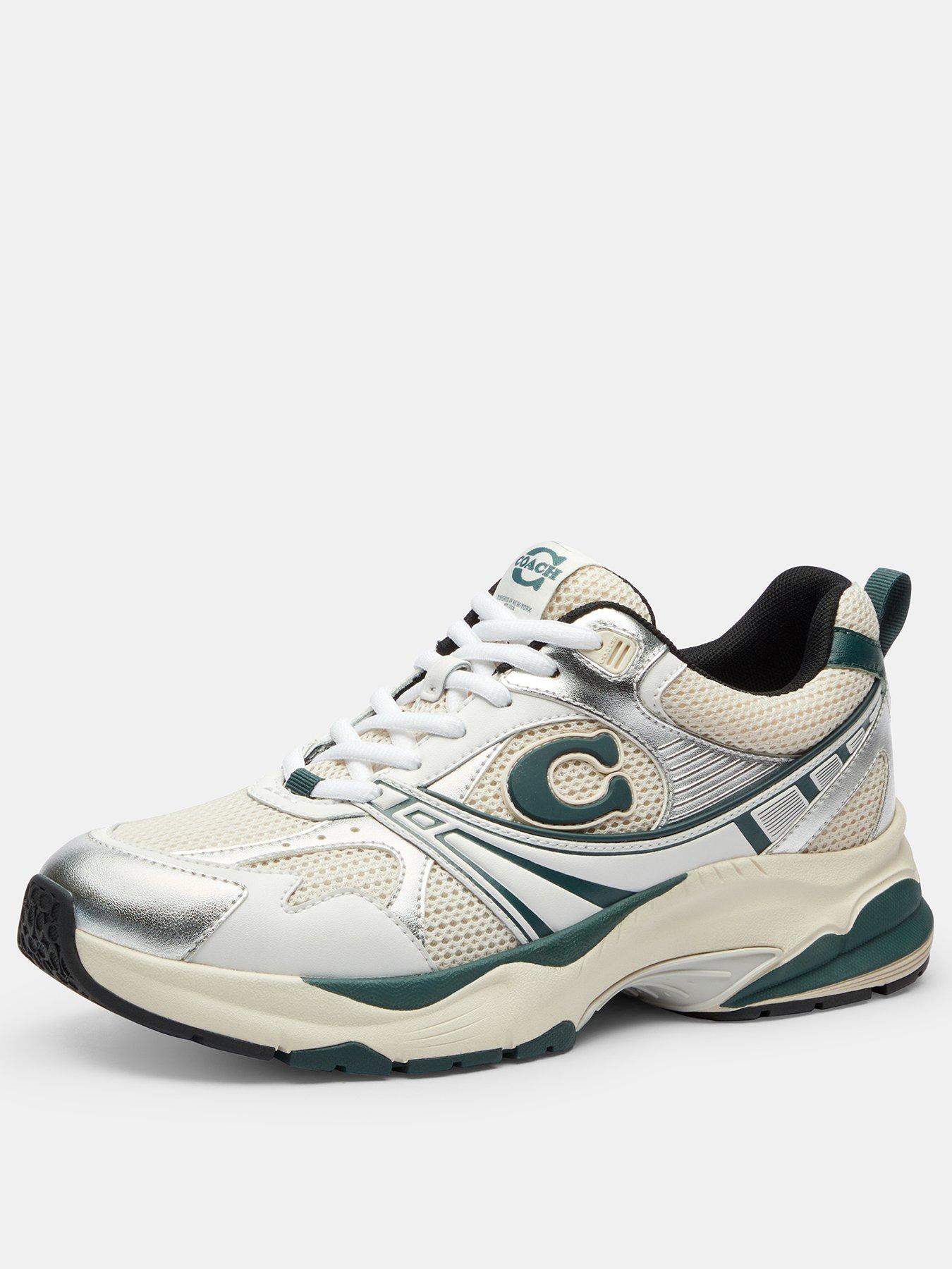 Image 2 of 5 of COACH Mesh Sneaker - Cream/Green