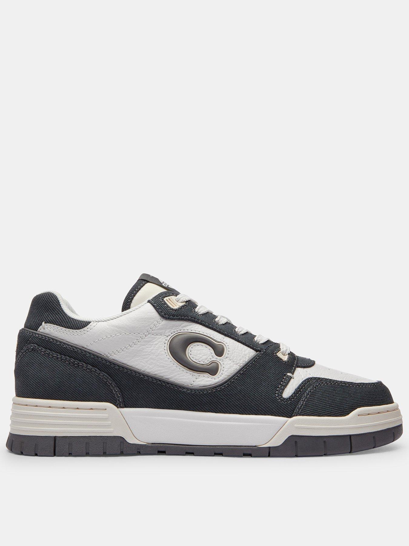 COACH Soho Sneaker With Denim - Light Grey