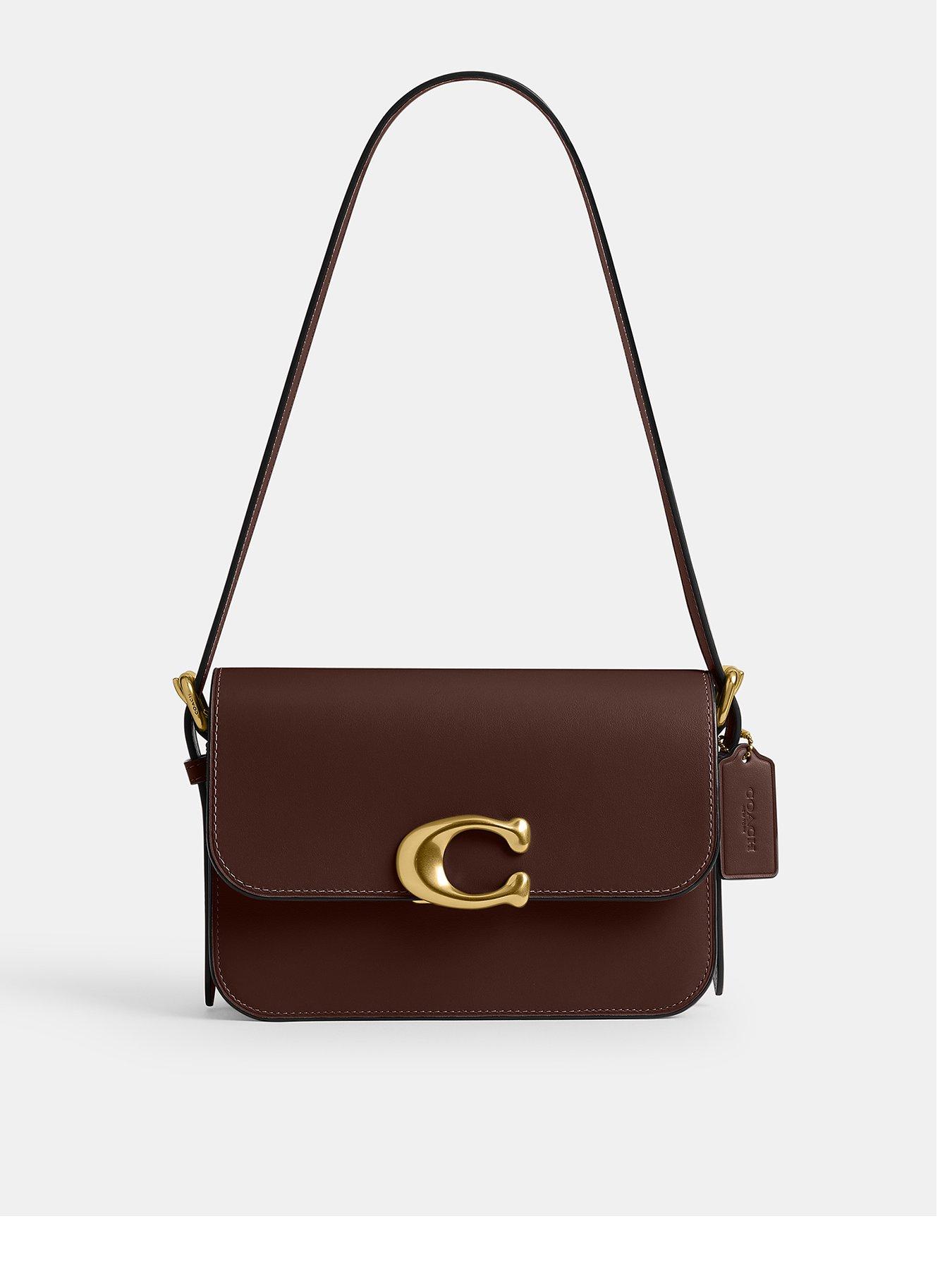 undefined Refined Calf Leather Sage Shoulder Bag