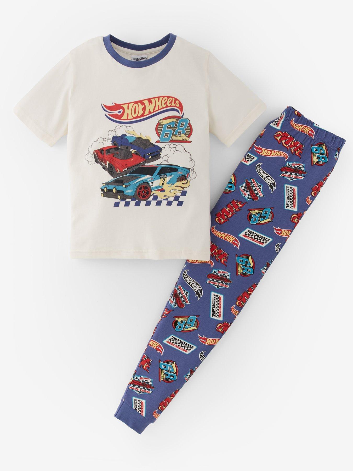hot-wheels-short-sleeve-pyjamas-multi