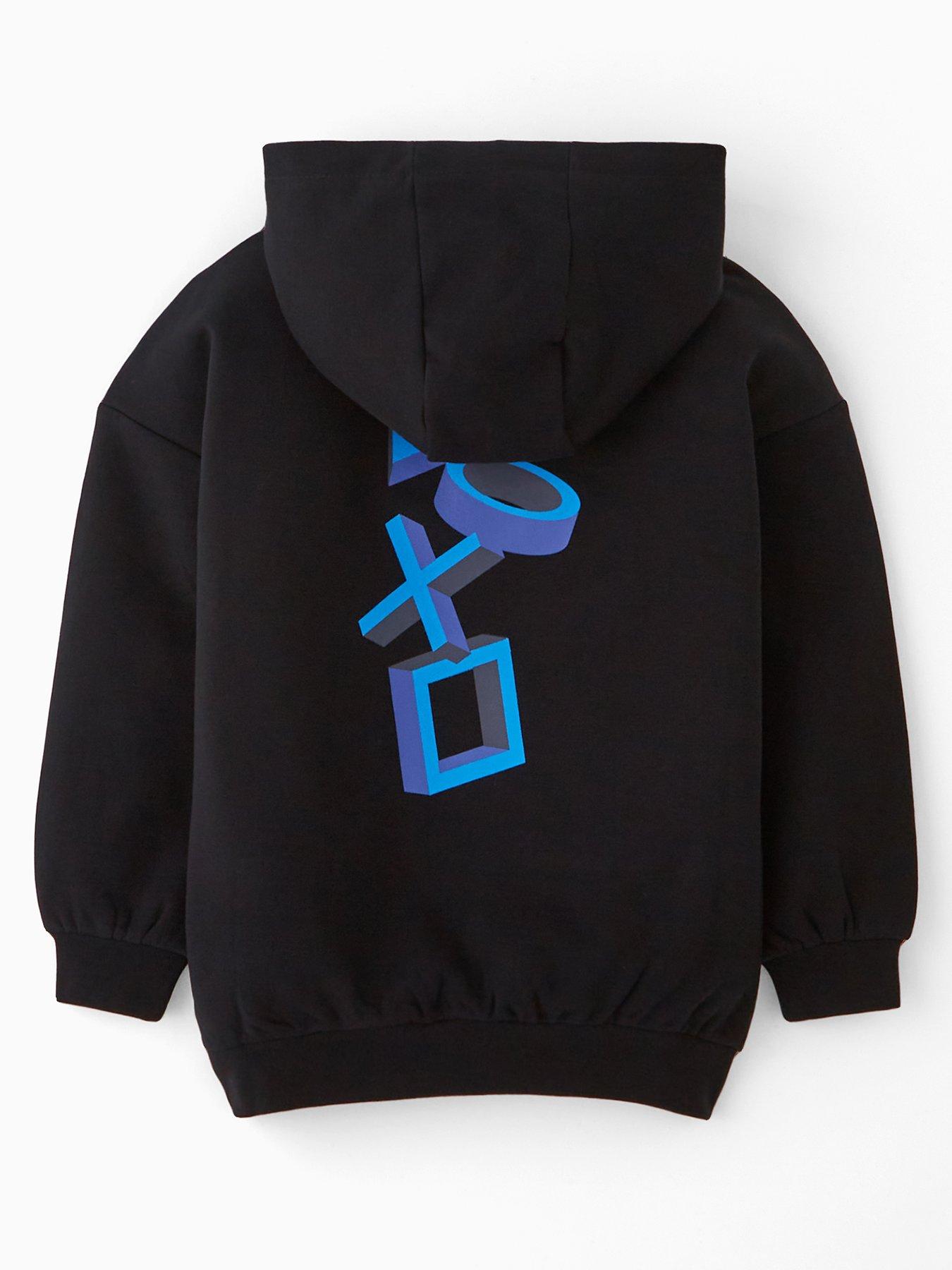 Image 2 of 4 of Playstation Back Print Hoodie&nbsp;- Black